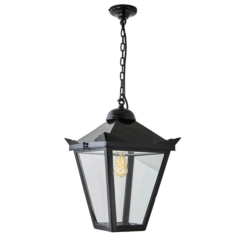 Heywood Victorian Traditional Outdoor Lantern - Cast Iron - Image 4