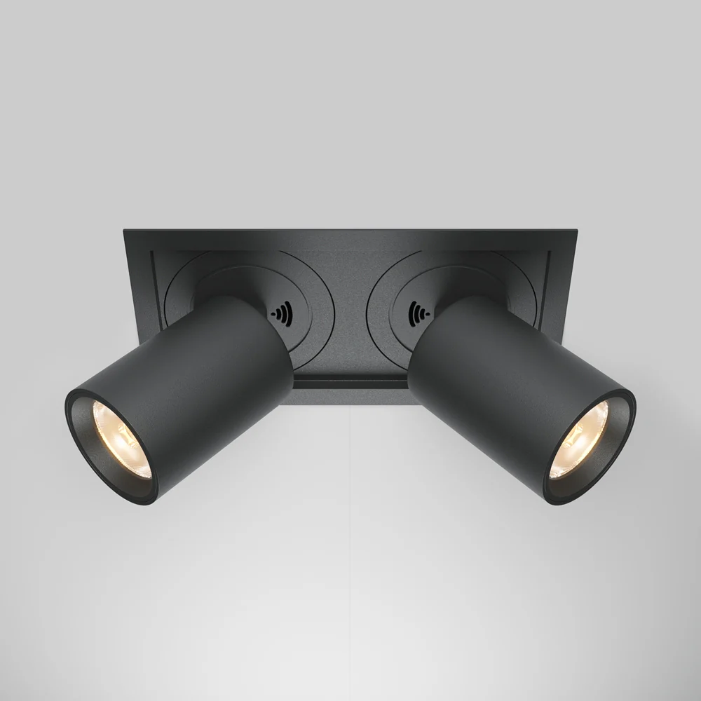 Hidden 1/2Lt Recessed Ceiling Light - Black/White - Image 3