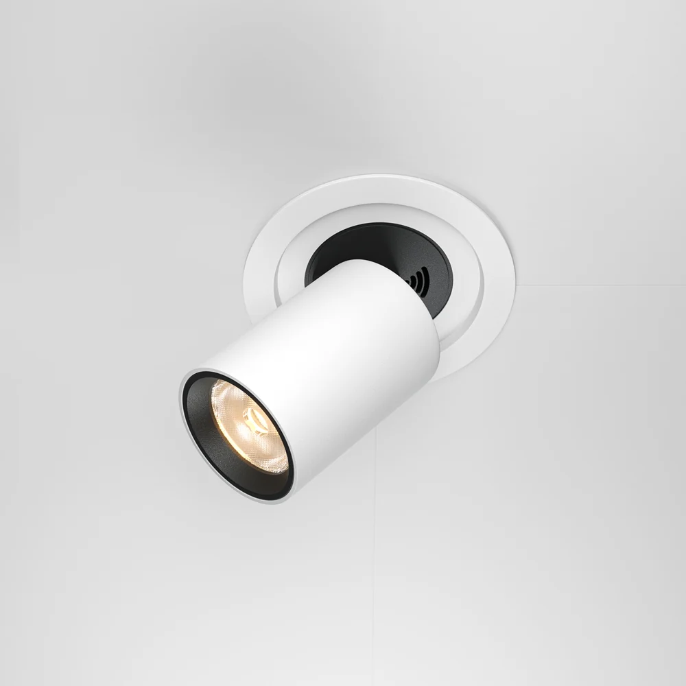 Hidden 1/2Lt Recessed Ceiling Light - Black/White - Image 4