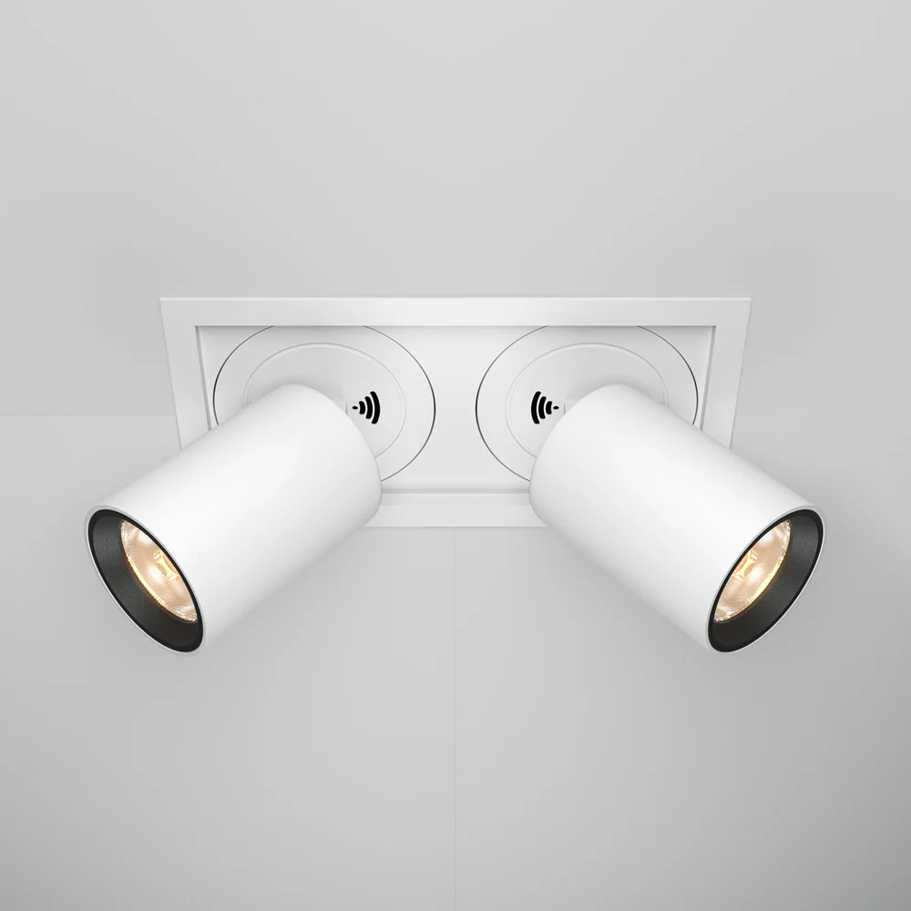 Hidden 1/2Lt Recessed Ceiling Light - Black/White - Image 5