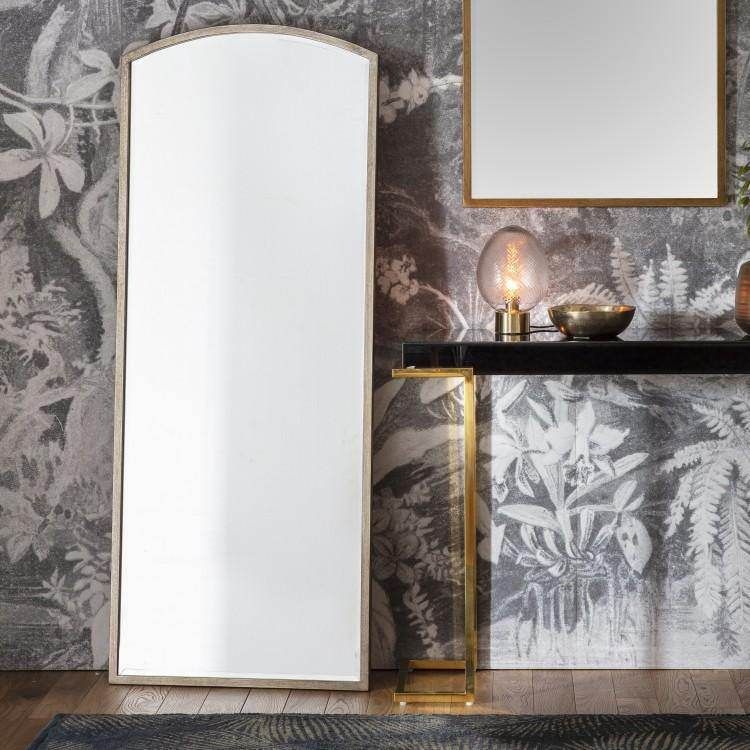 Higgins Arch Mirror Black/ Antique Silver/ Gold - Image 4
