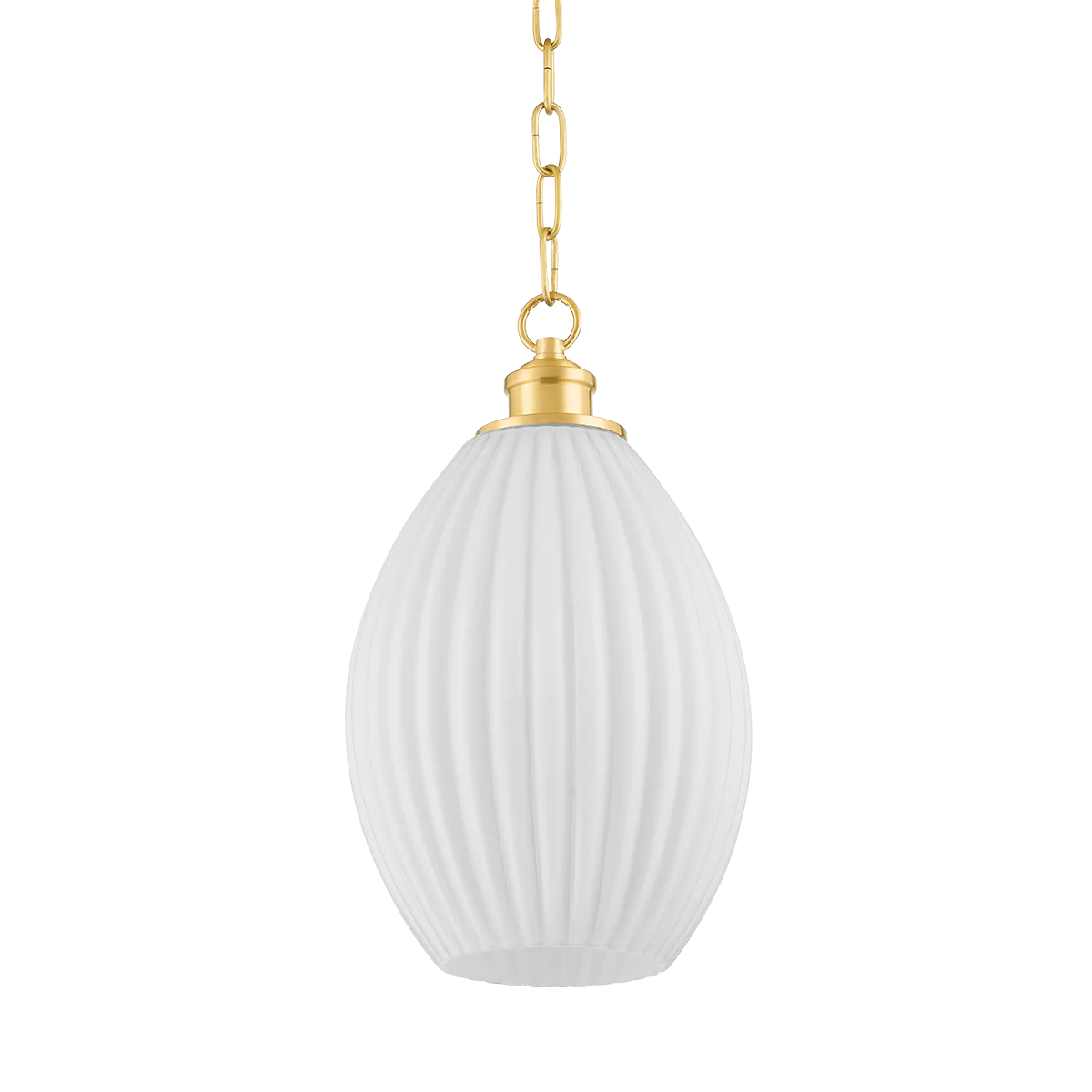Hillary 1Lt Pendant - Brass & Opal - Image 2