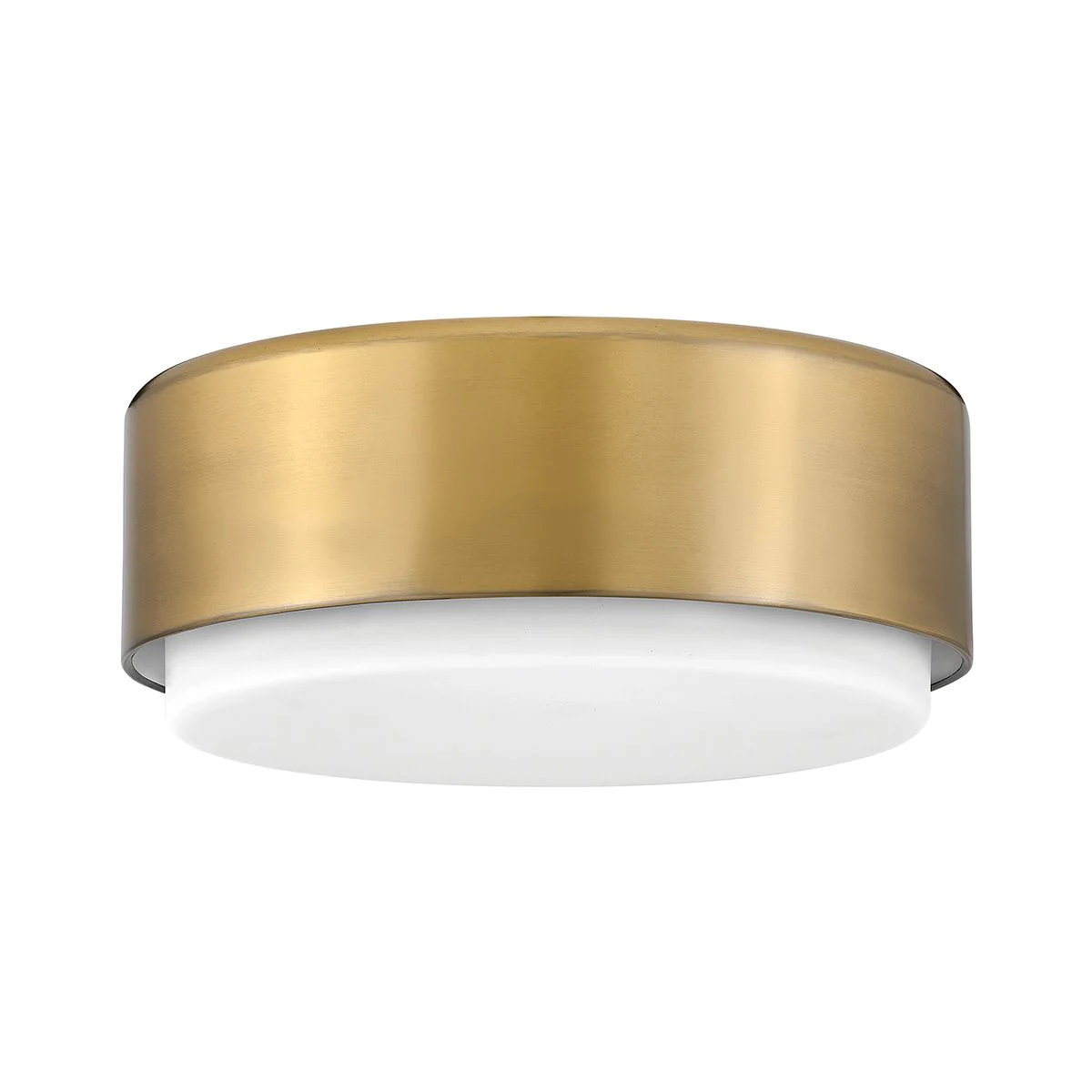 Hinkley Cedric Flush Small Mount  - Black/ Lacquered Brass - Image 2