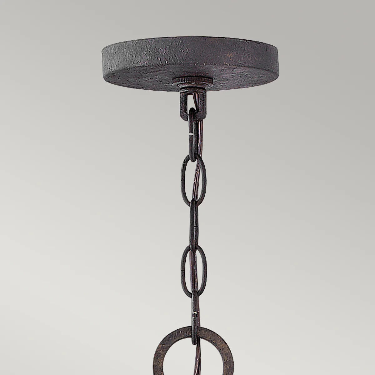 Hinkley Sawyer Exterior Chandelier - Sequoia Wood, Rust Iron, Seeded Glass - IP44 - Image 9
