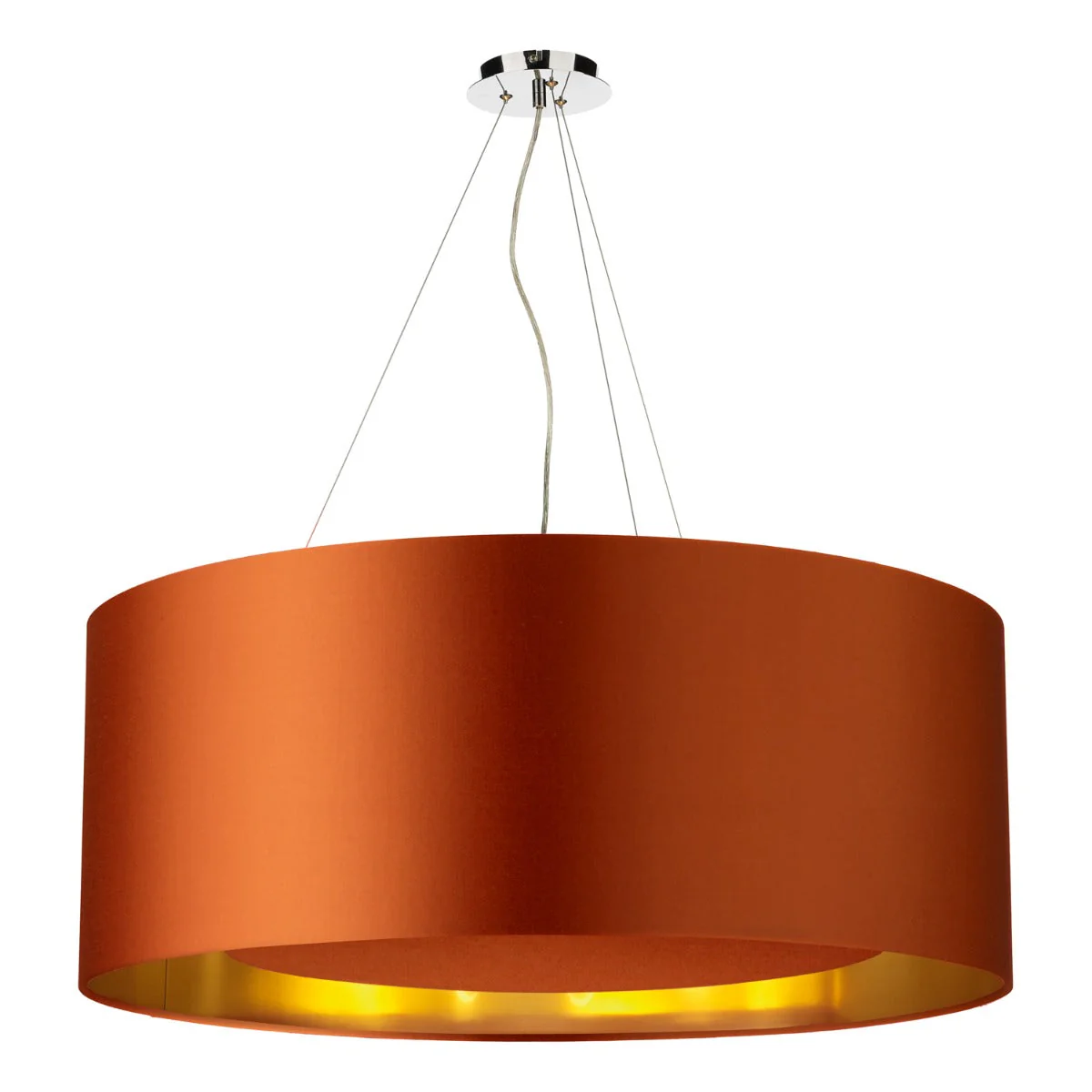 Hockney 3 Light Pendant With Bespoke Shade Various Sizes - Image 7