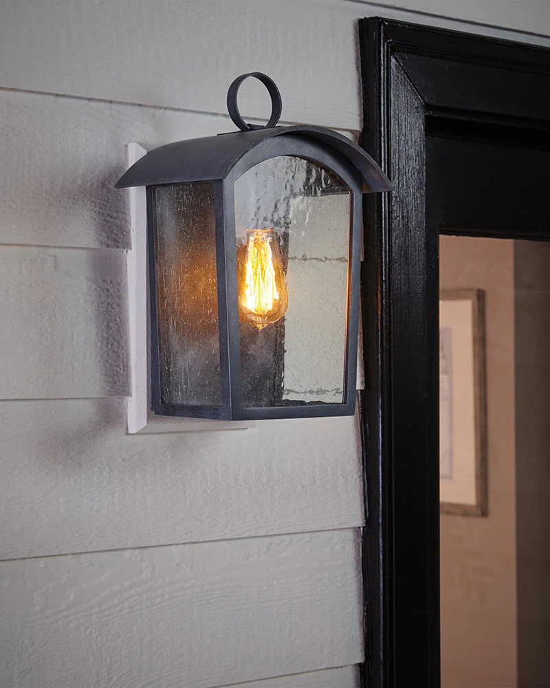 Hodges Wall Lantern - Ash Black Finish - Image 5