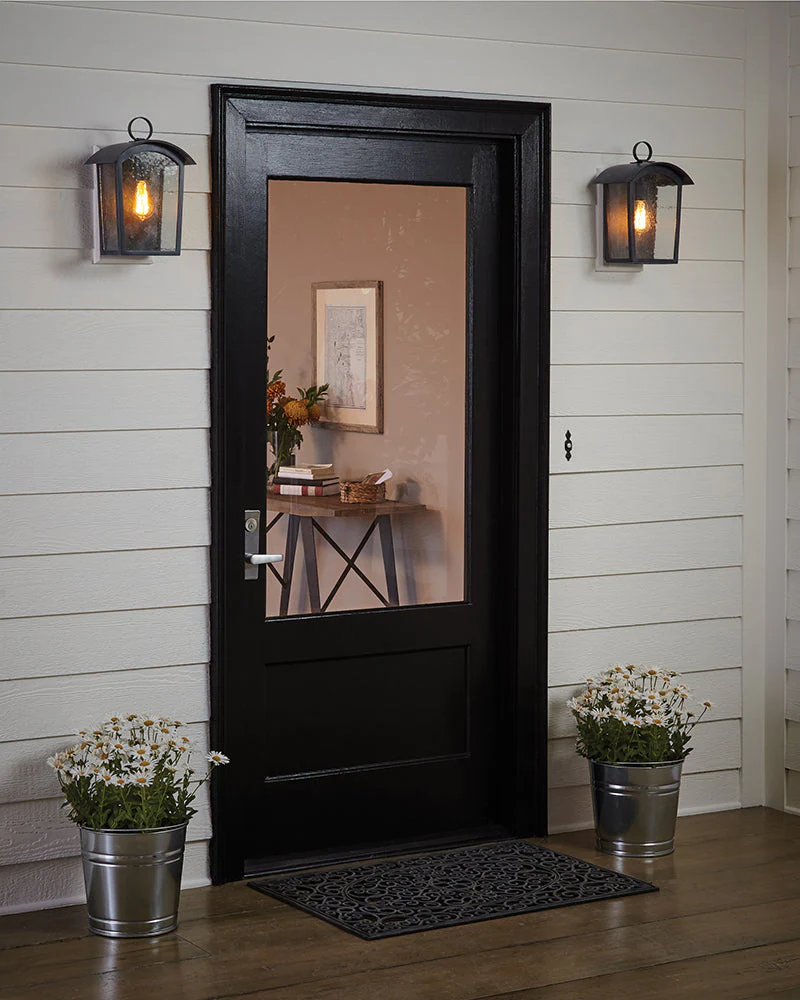 Hodges Wall Lantern - Ash Black Finish - Image 6