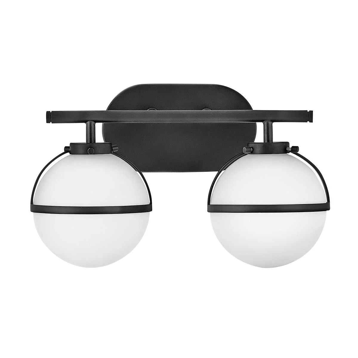 Hollis 2/3 Light Wall Light Heritage Brass/Black/Brass IP44 - Finish - Image 2