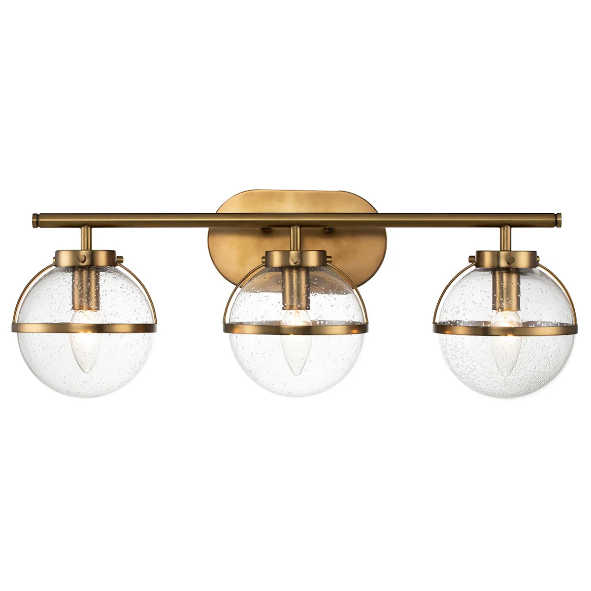 Hollis 2/3 Light Wall Light Heritage Brass/Black/Brass IP44 - Finish - Image 5