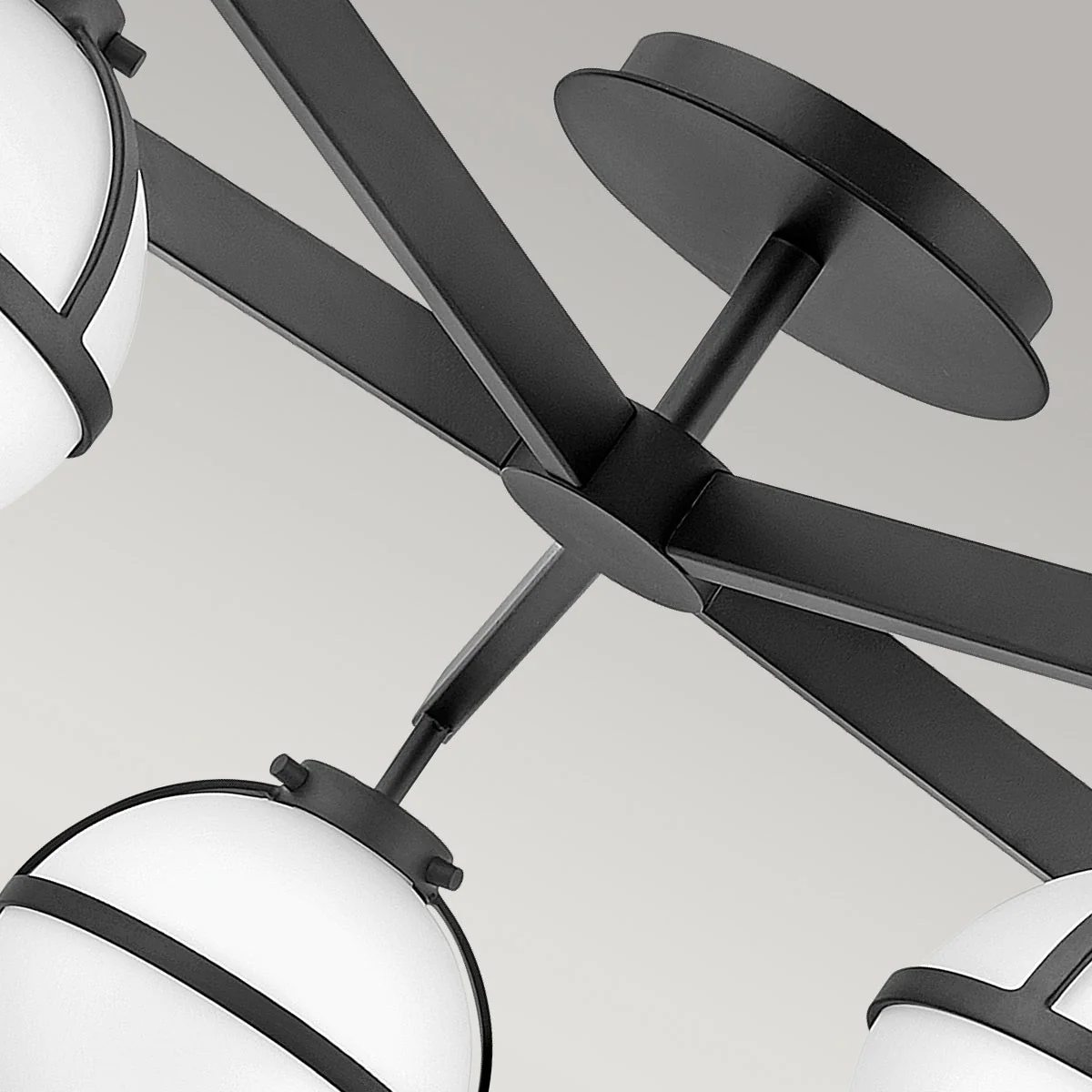 Hollis 5 Light Semi-Flush - In Various Finishes E14 IP44 - Image 11