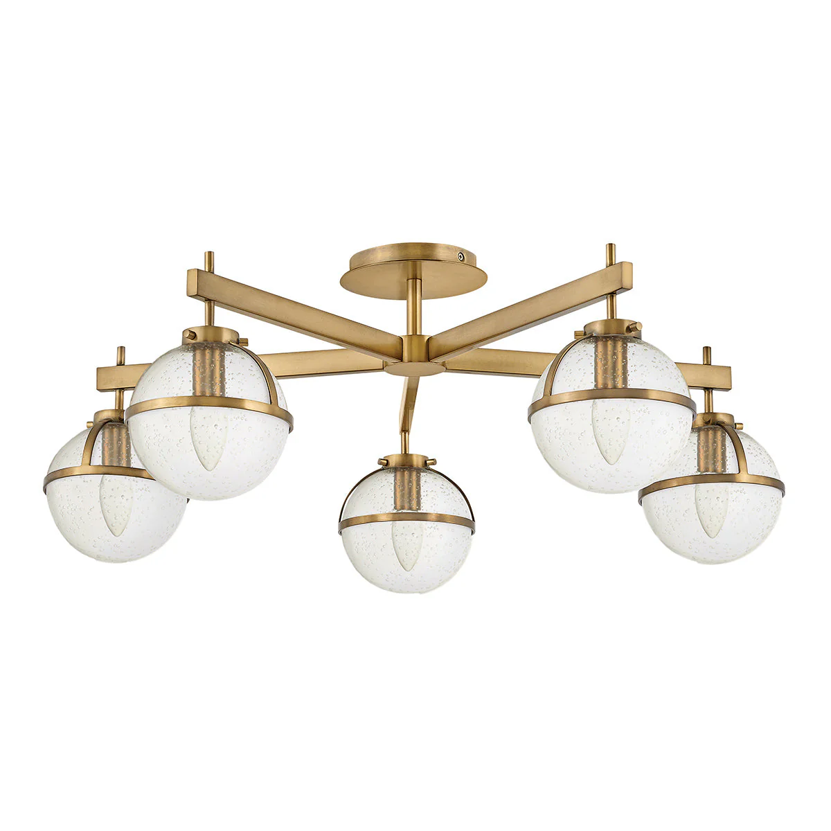 Hollis 5 Light Semi-Flush - In Various Finishes E14 IP44 - Image 13