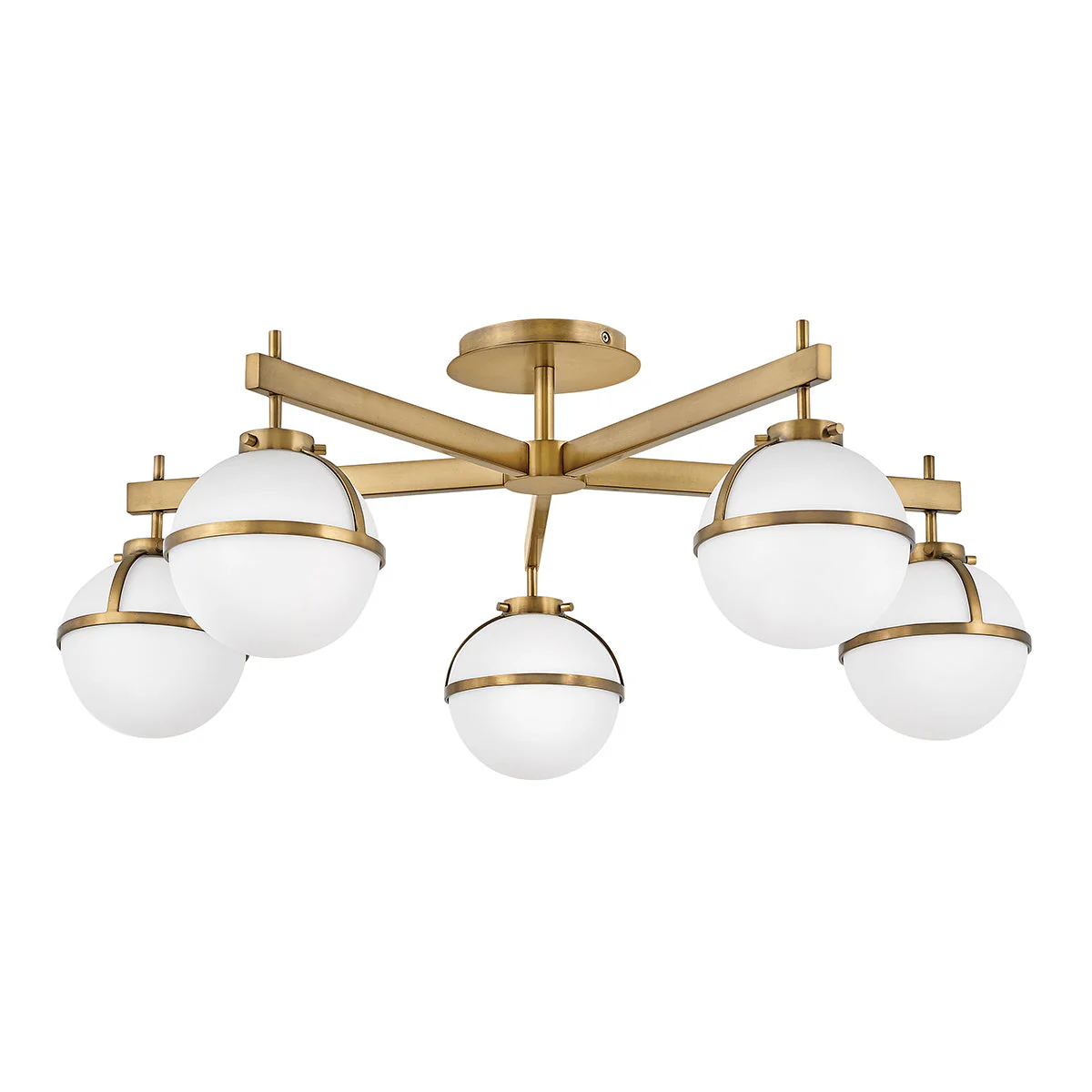 Hollis 5 Light Semi-Flush - In Various Finishes E14 IP44 - Image 19