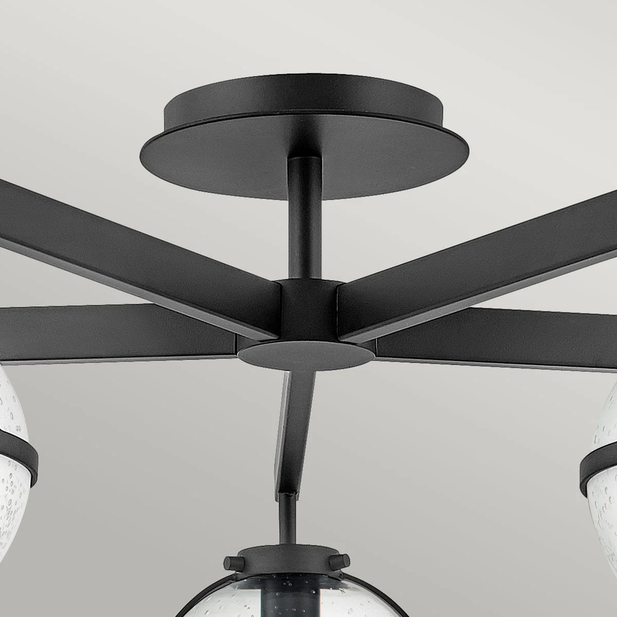 Hollis 5 Light Semi-Flush - In Various Finishes E14 IP44 - Image 3