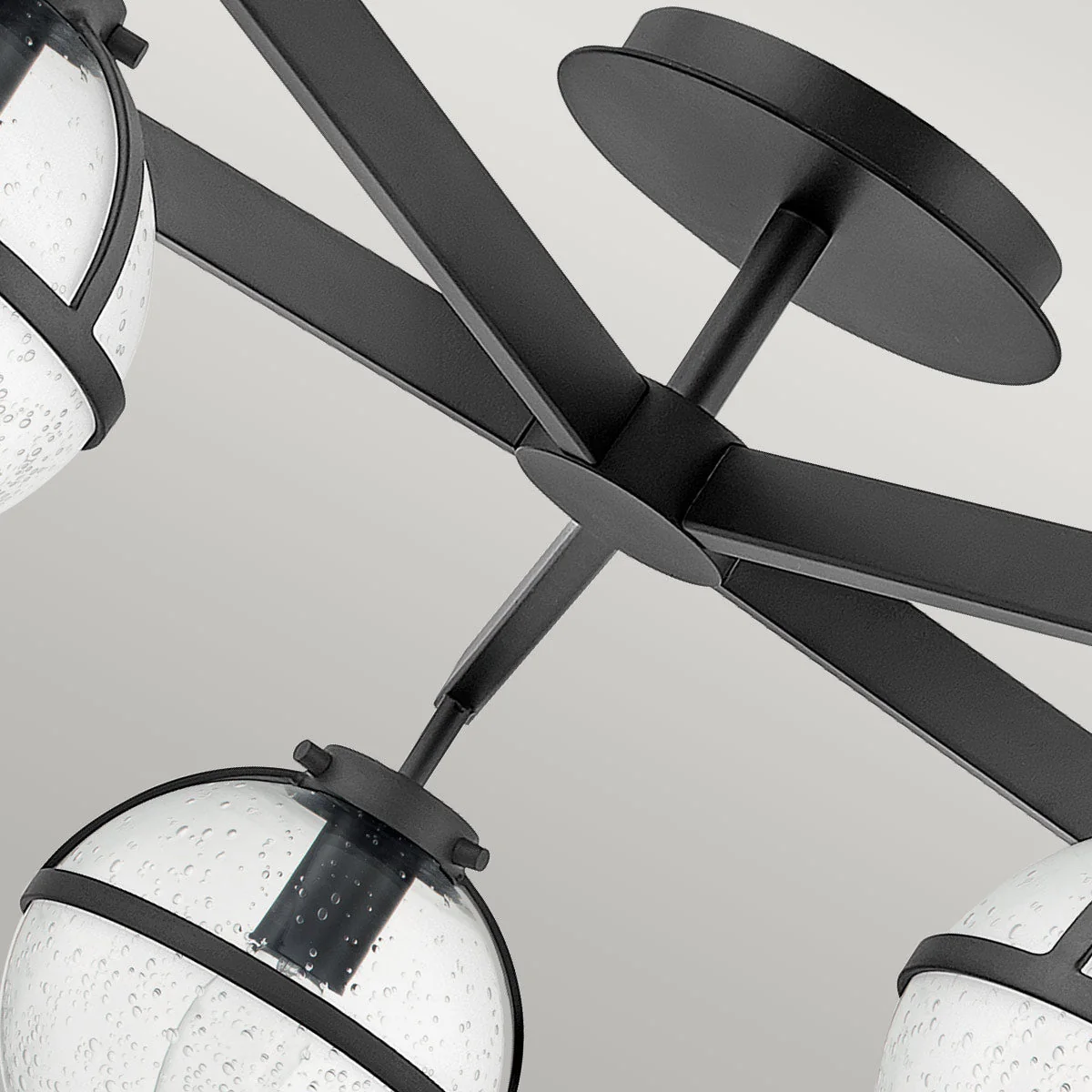 Hollis 5 Light Semi-Flush - In Various Finishes E14 IP44 - Image 5