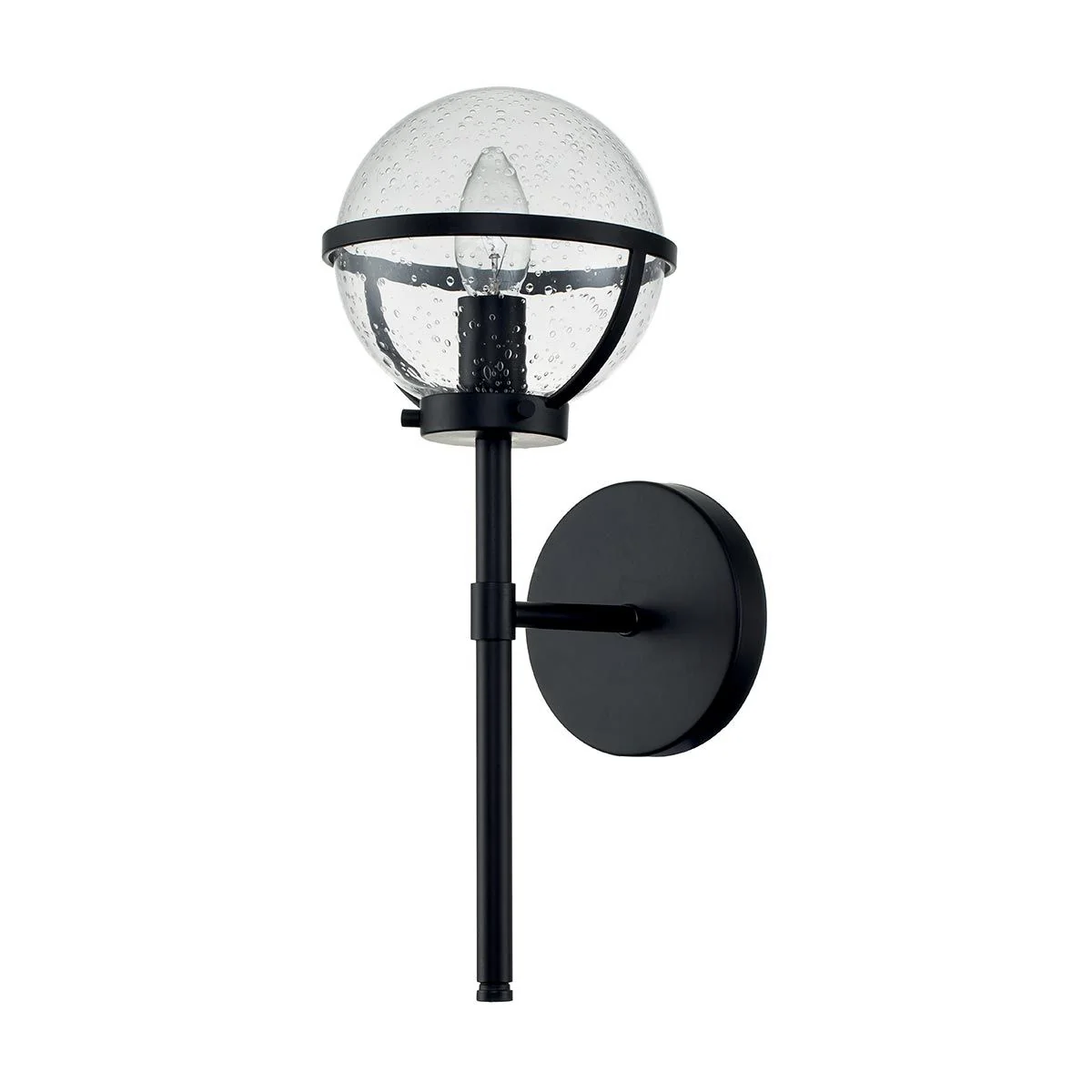 Hollis Single Light Wall Light IP44 - Heritage Brass/Black/Brass - Image 22