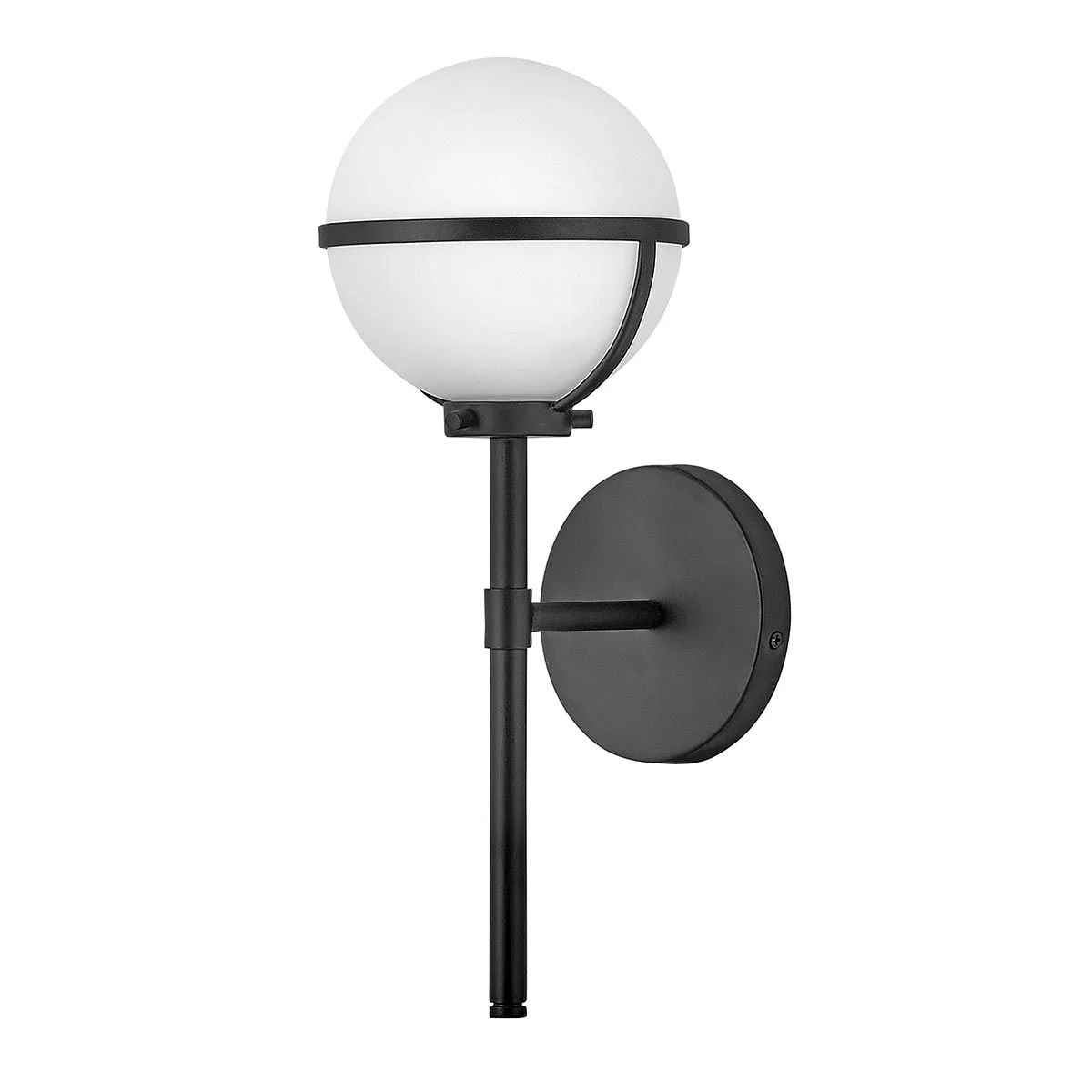 Hollis Single Light Wall Light IP44 - Heritage Brass/Black/Brass - Image 6