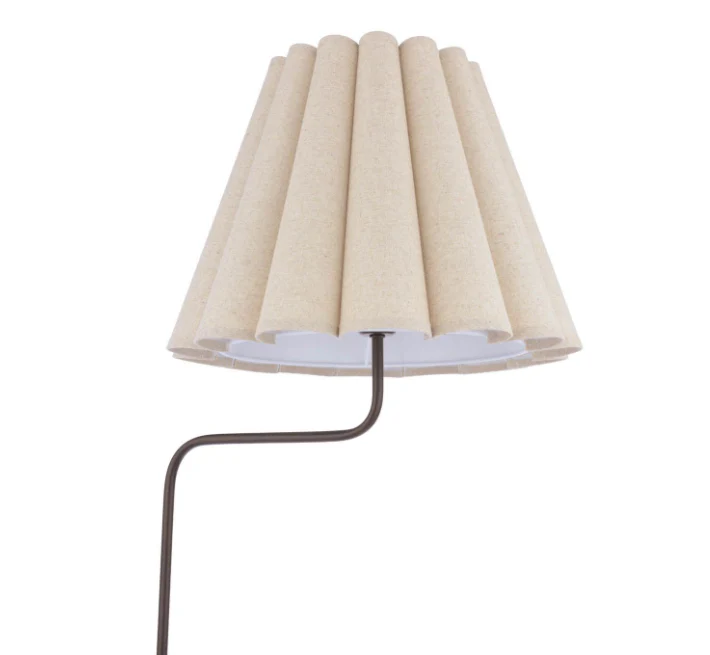 Holwell Floor Lamp Antique Bronze With Shade - Image 2