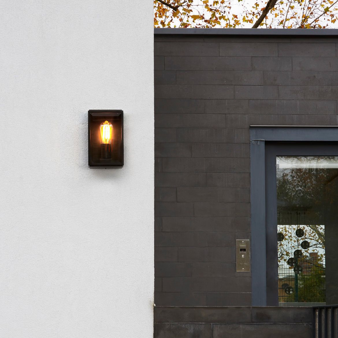 Homefield 160 Bathroom Wall Light Range IP44 E27 - Bronze/Matt Black Finish - Image 5