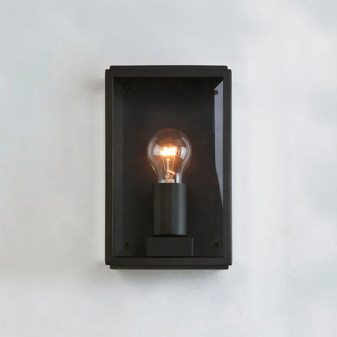 Homefield 160 Bathroom Wall Light Range IP44 E27 - Bronze/Matt Black Finish - Image 7