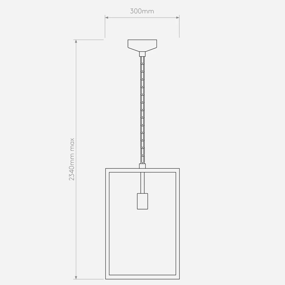 Homefield Pendant 240/360/450 1Lt Pendant - Various Sizes & Finish - Image 8