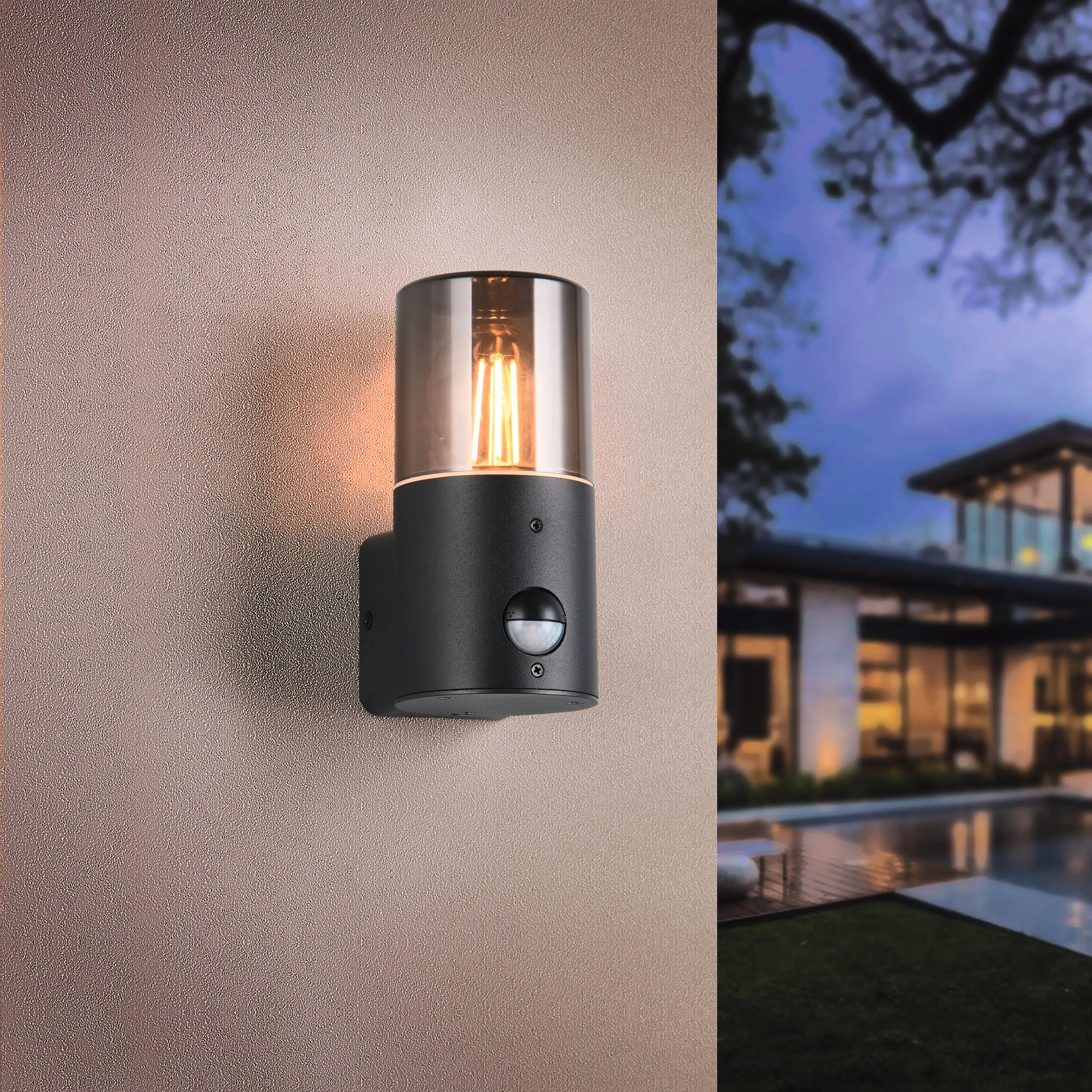 HOOSIC PIR Outdoor Wall Light IP44 Motion Sensor - Image 9