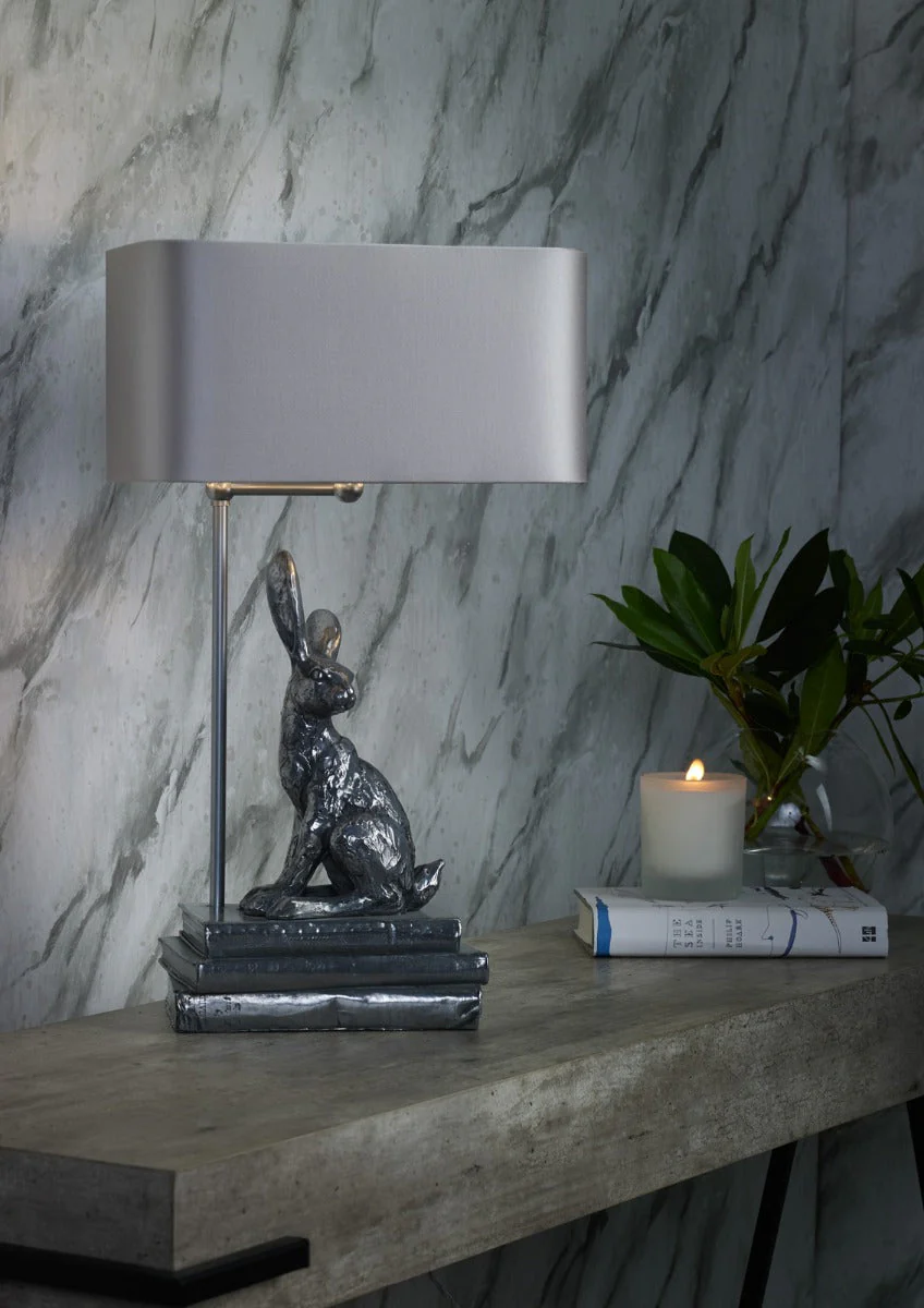 Hopper Table Lamp In Various Finsihes & Types, Base Only B22 - Image 5