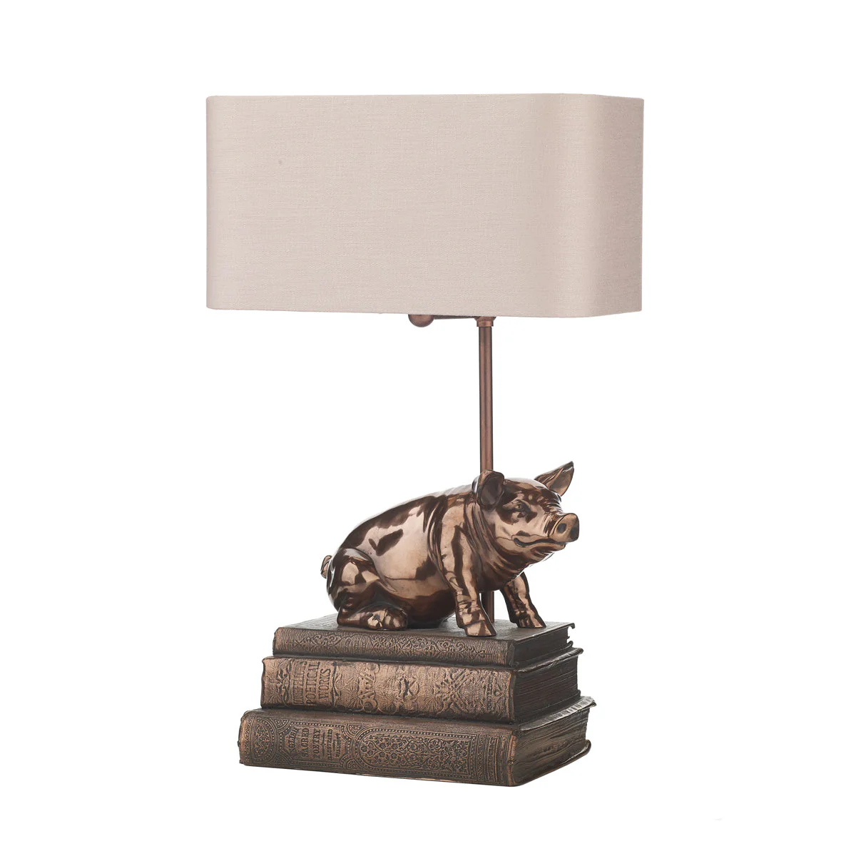Horace Table Lamp In Copper - Base Only B22 - Image 2