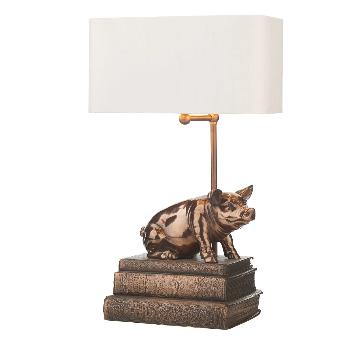 Horace Table Lamp In Copper - Base Only B22 - Image 3