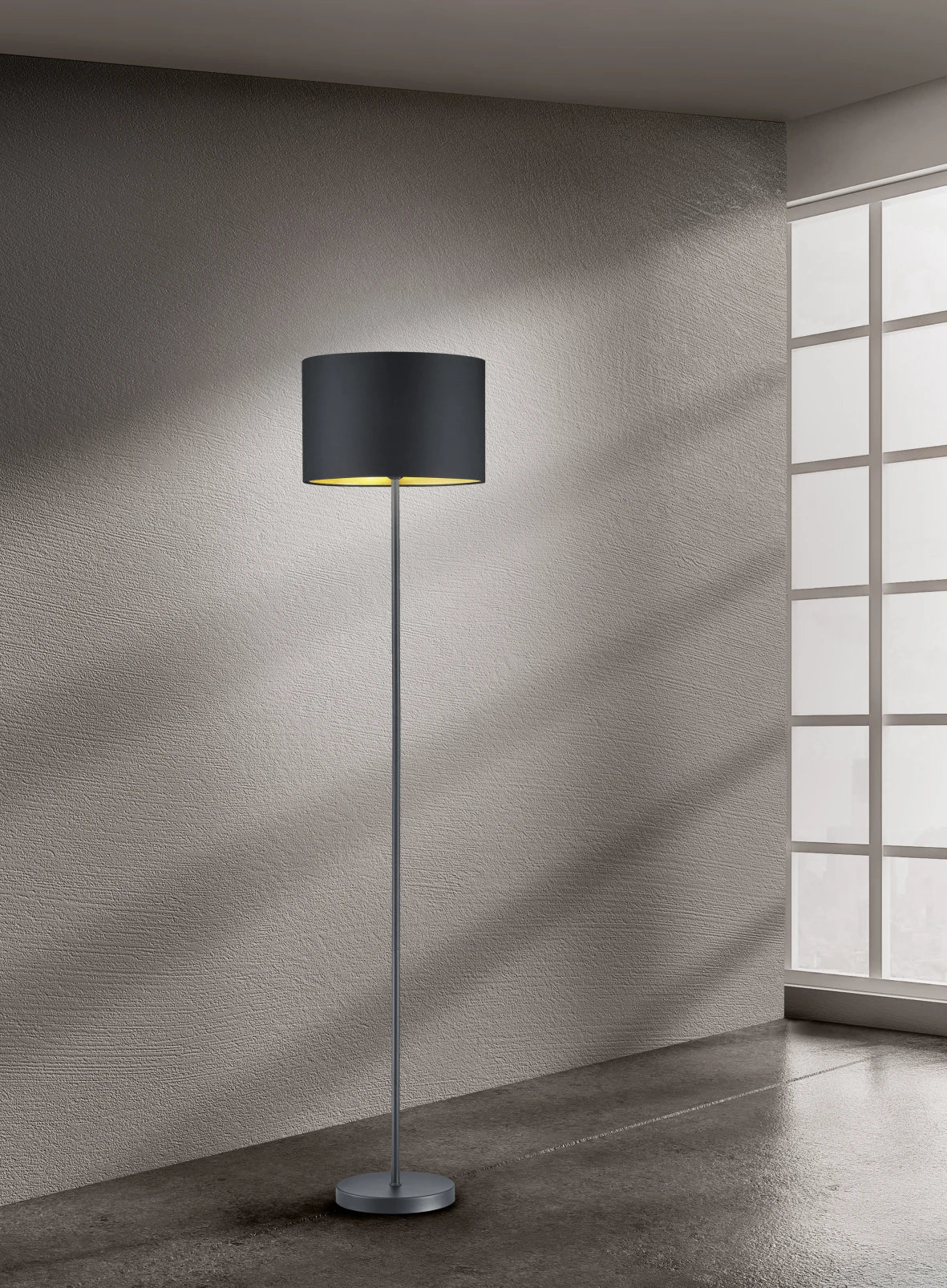 Hostel Modern Floor Lamp - Black - Image 3
