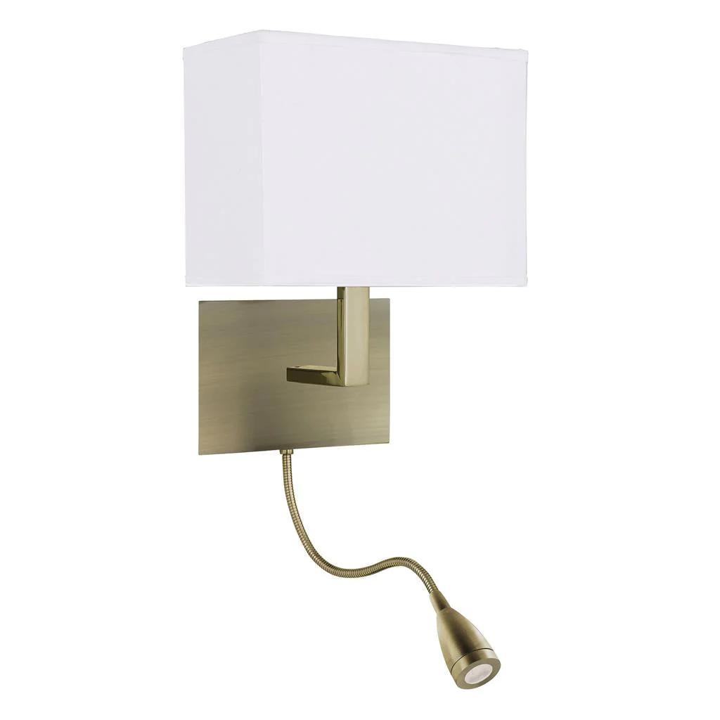 Hotel Dual Arm Wall Light In Various Finish E27 - Image 11