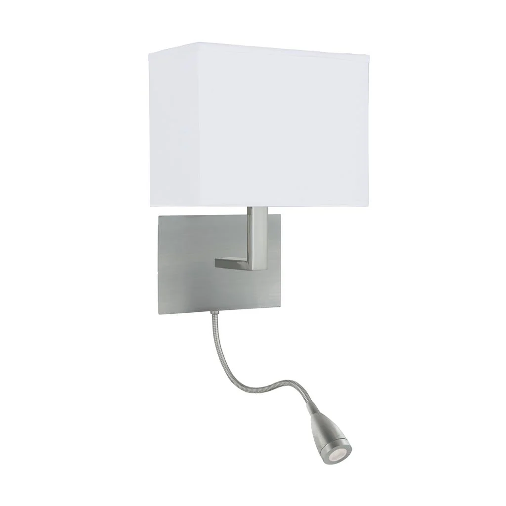 Hotel Dual Arm Wall Light In Various Finish E27 - Image 9