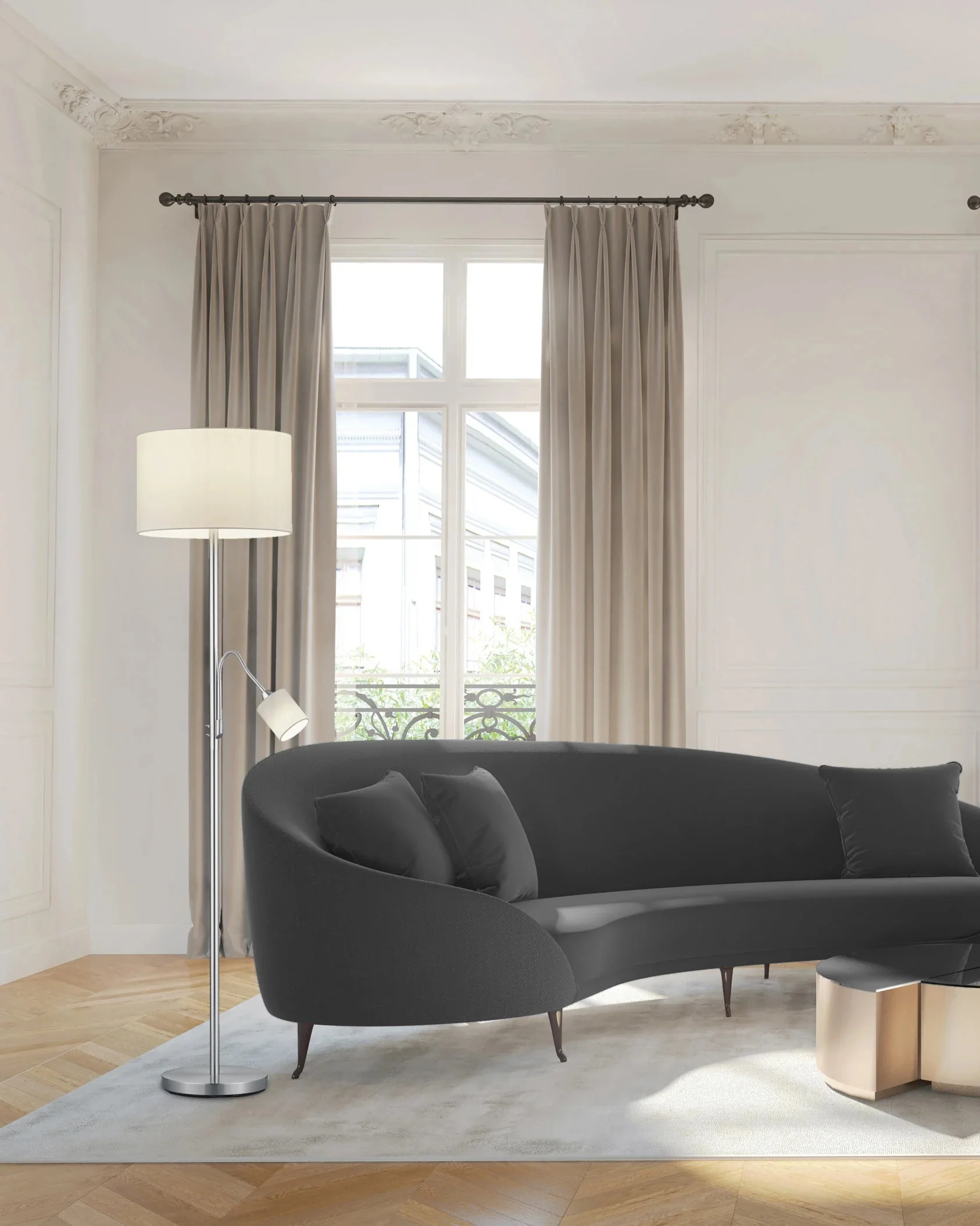 Hotel Task/Reading Floor Lamp - Various Colours - Image 4