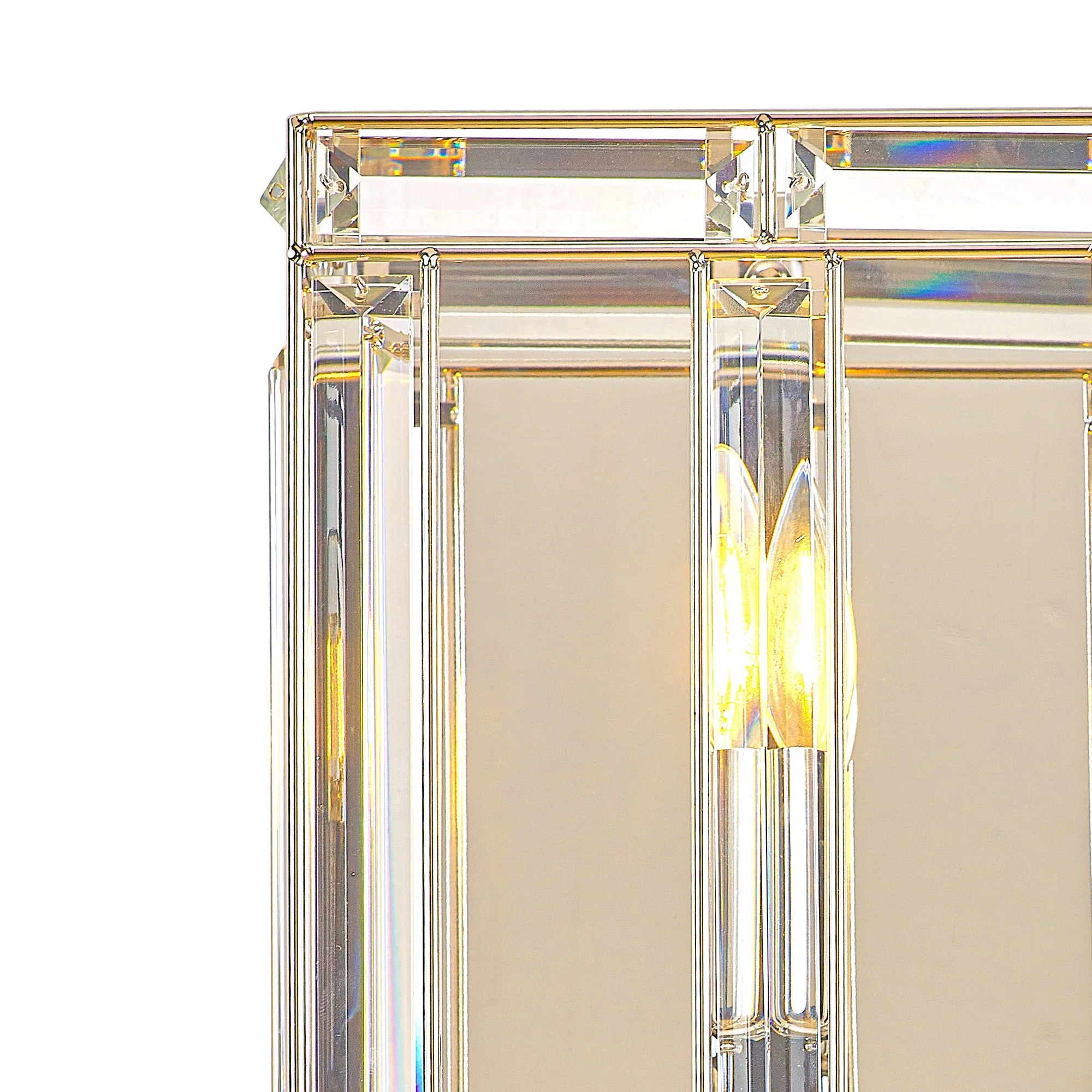 Hound Rectangular/Square Wall Light, 2 Light E14, Polished Nickel - Image 14
