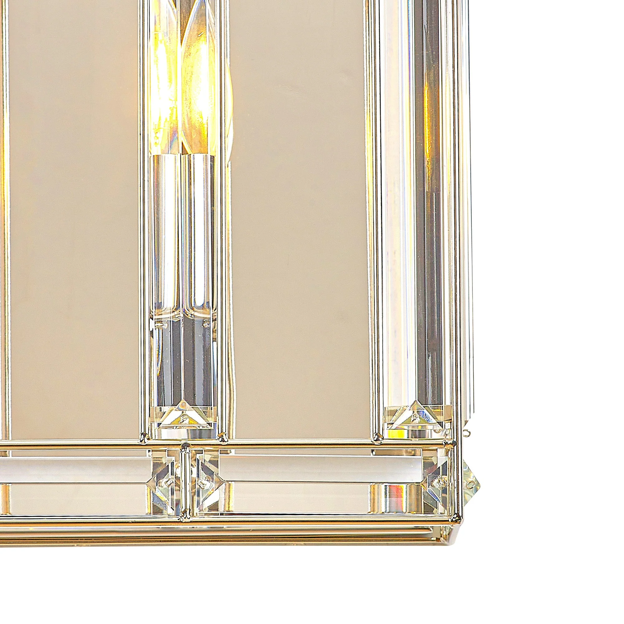 Hound Rectangular/Square Wall Light, 2 Light E14, Polished Nickel - Image 15