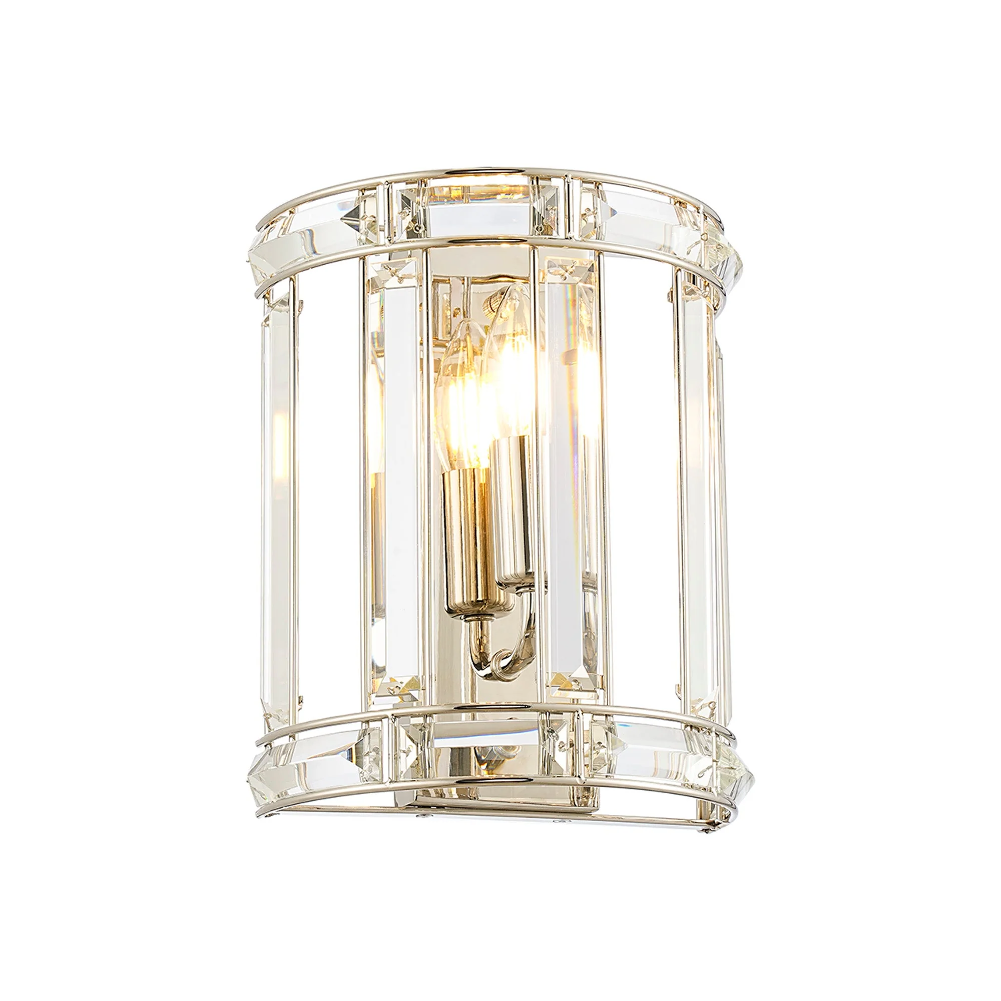 Hound Wall Light, 1/2 Light E14, Polished Nickel - Image 12
