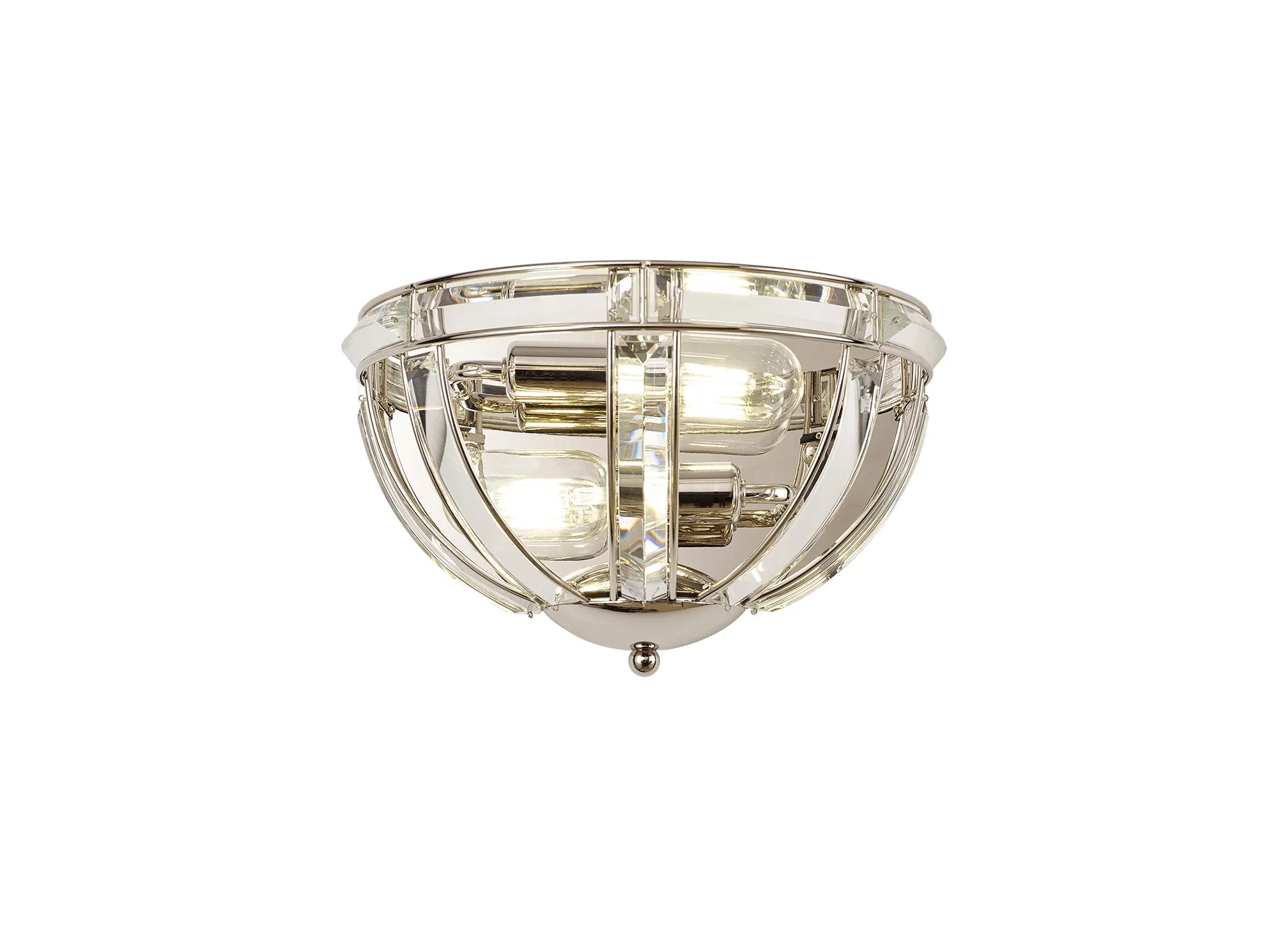 Hound Wall Light, 1/2 Light E14, Polished Nickel - Image 13