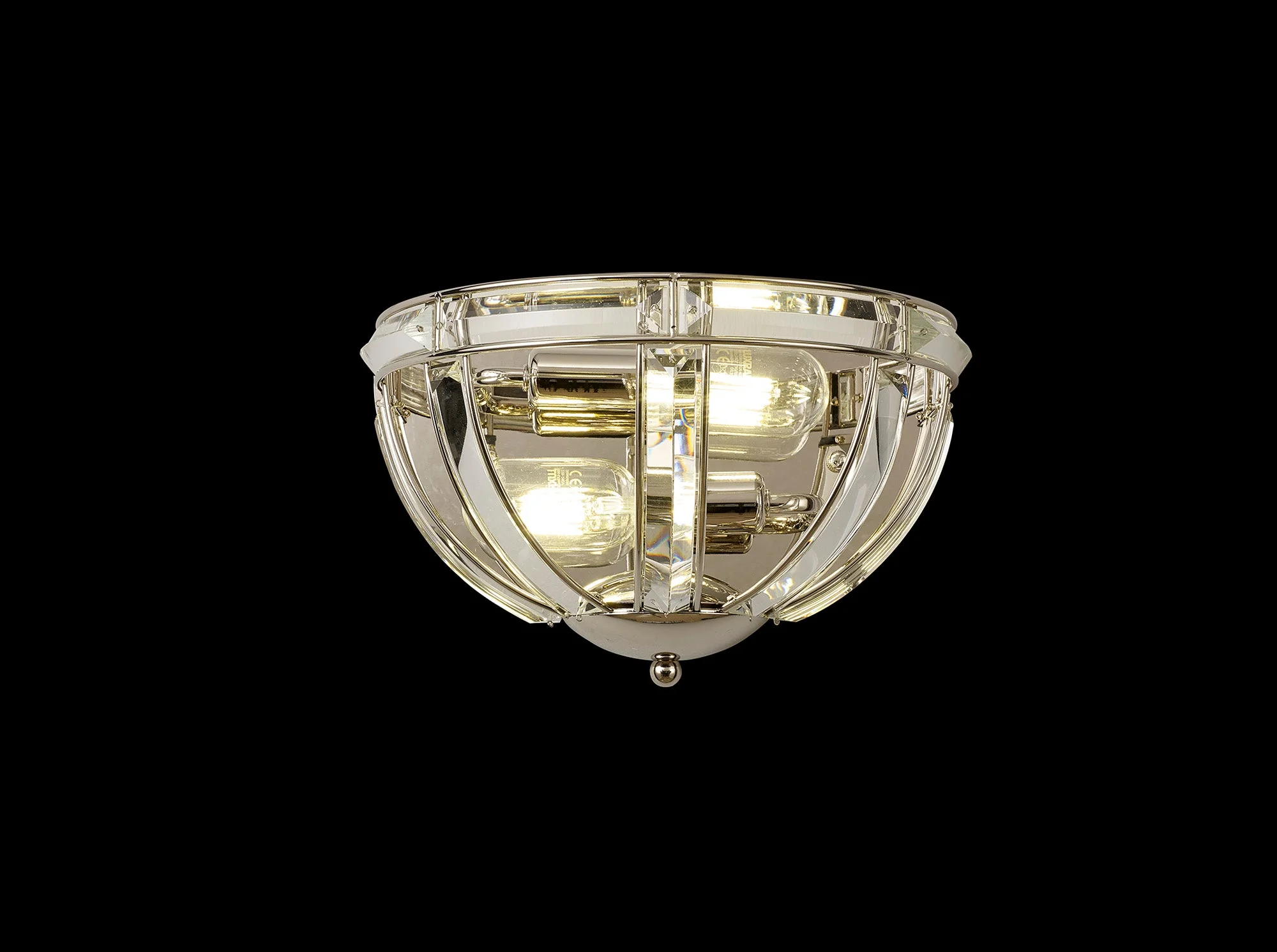 Hound Wall Light, 1/2 Light E14, Polished Nickel - Image 6