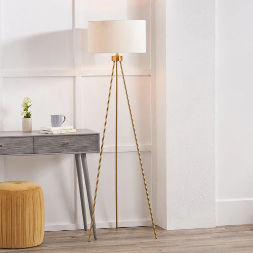 Houston Metal Tripod Floor Lamp - Image 4