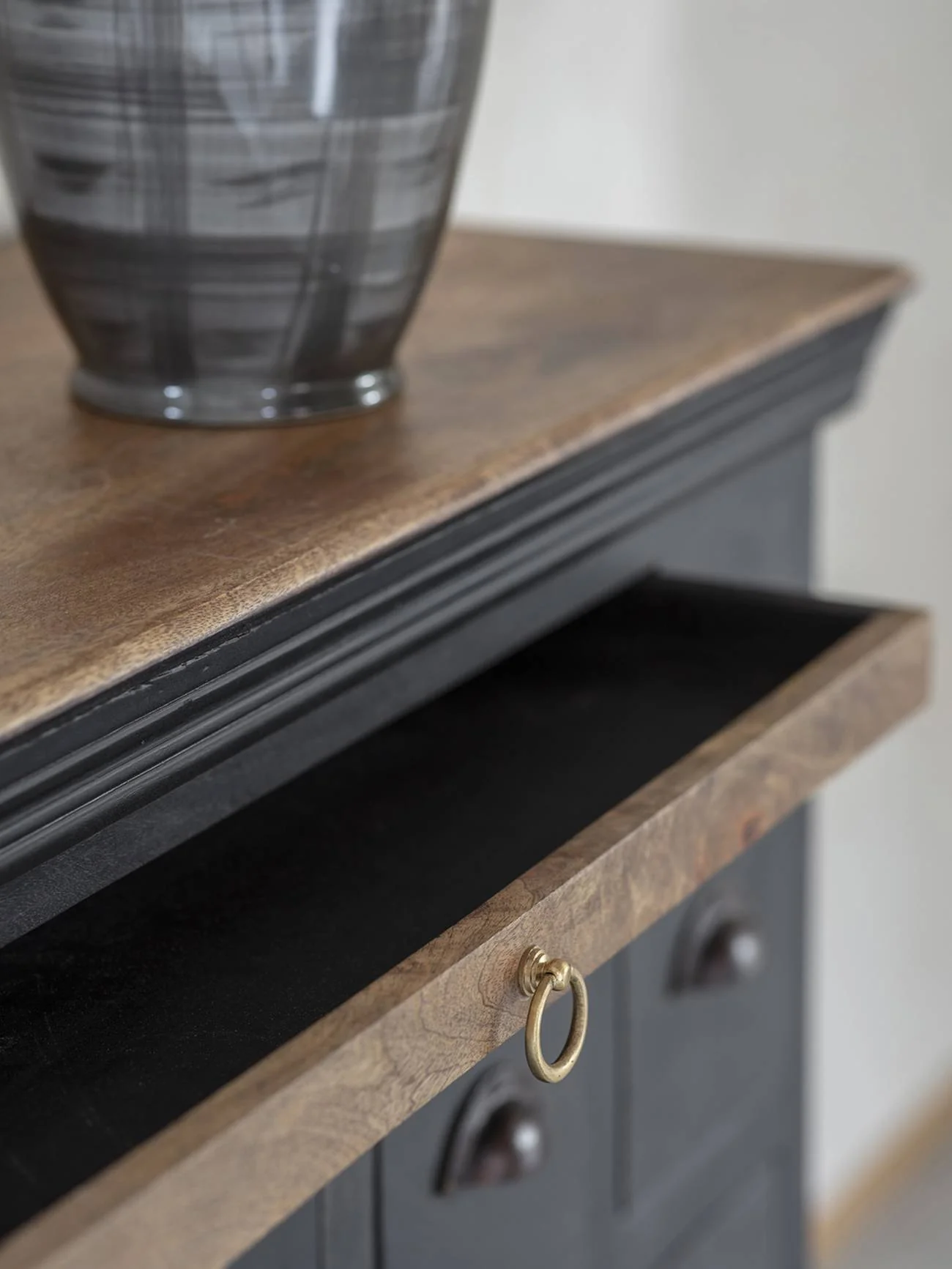 Hoxton II Antique Black Mango 15 Drawer Chest - Image 4