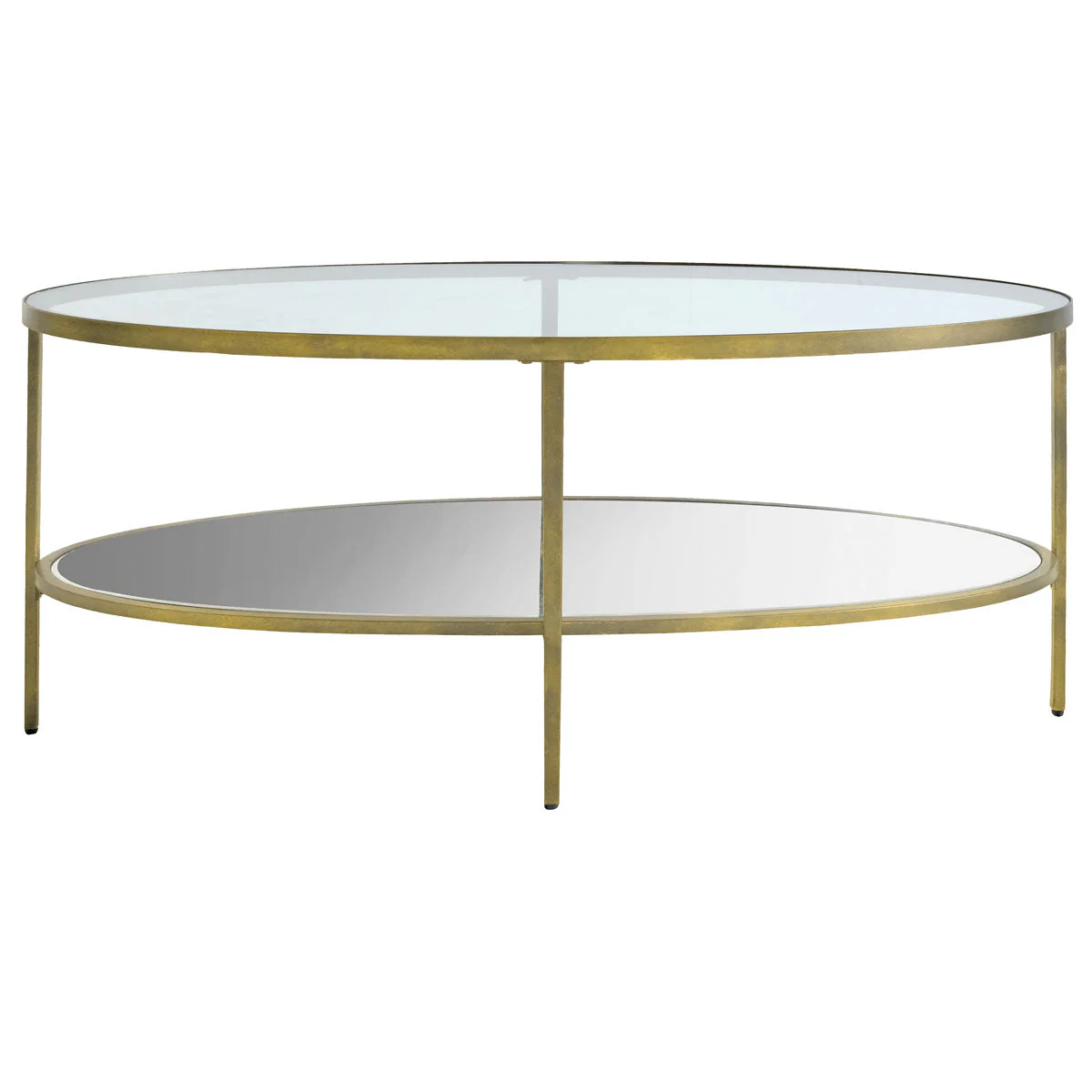 Hudson Coffee Table- Champagne/ Aged Bronze - Image 2