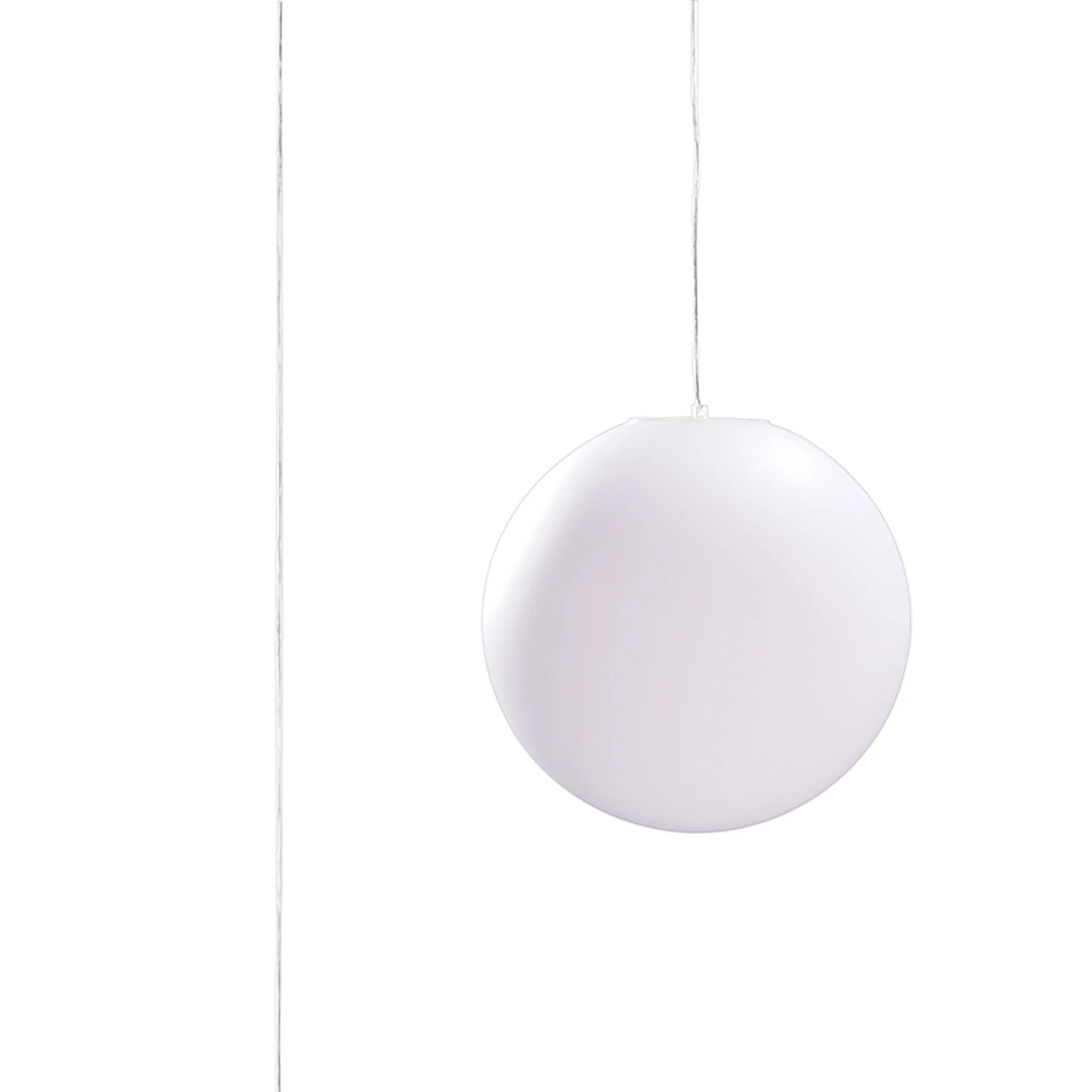 Huevo 35cm/40cm Ball Pendant E27 Small Outdoor IP44, Opal White