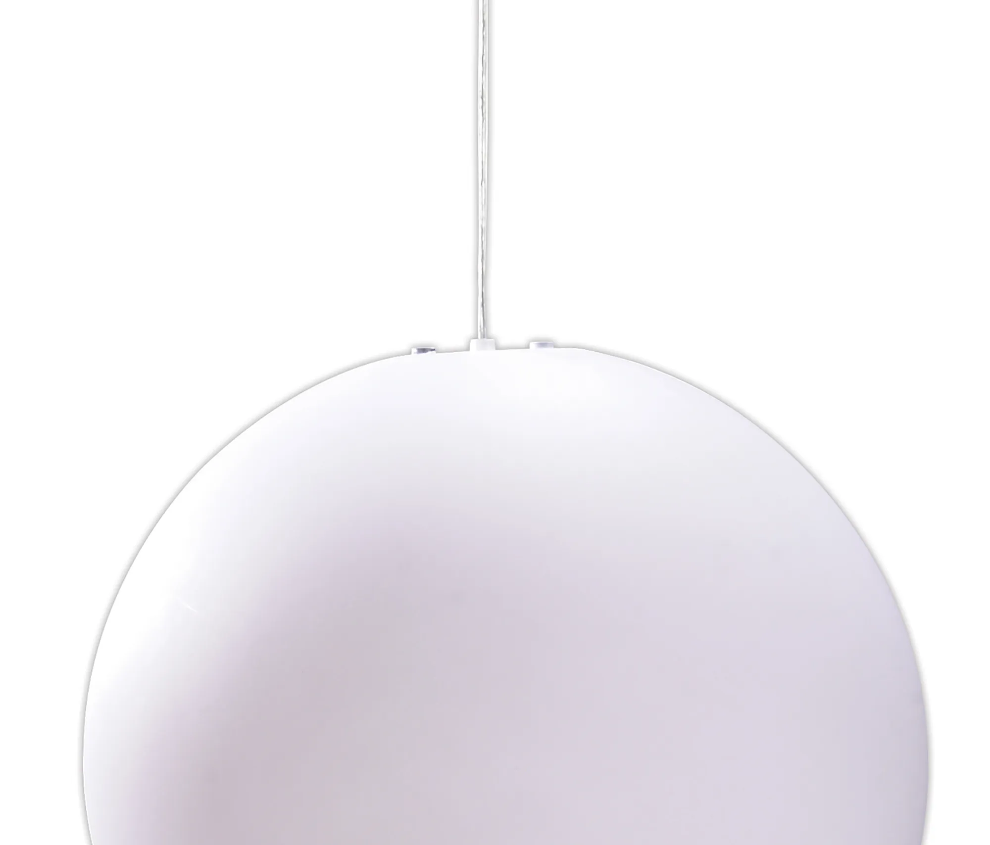 Huevo 35cm/40cm Ball Pendant E27 Small Outdoor IP44, Opal White - Image 3