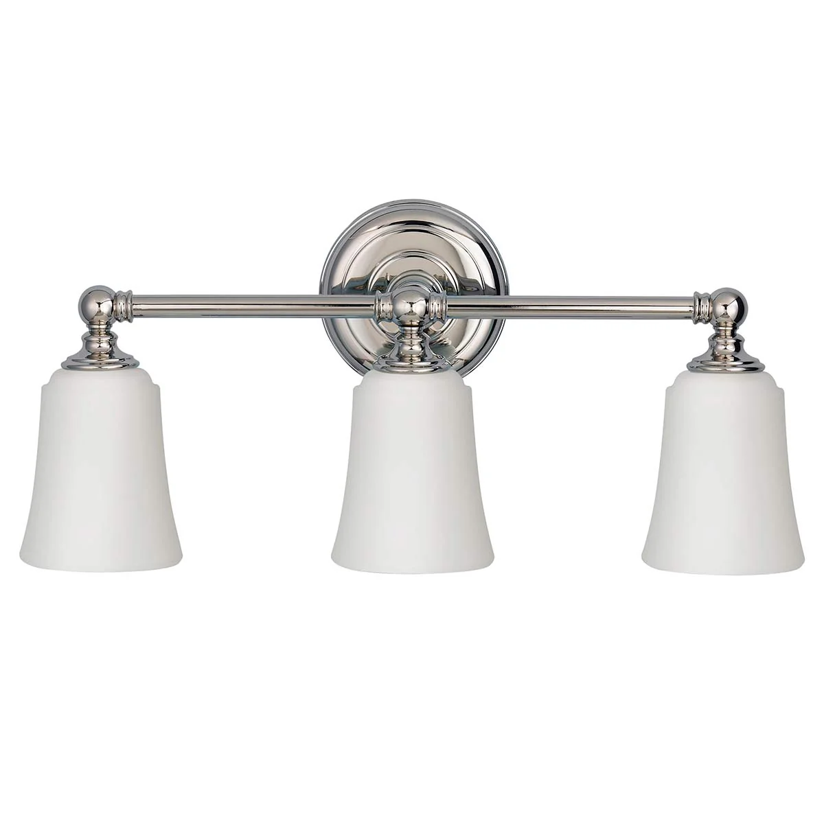 Huguenot Lake 2/3 Light Above Mirror Light Polished Chrome/Burnished Brass IP44 - Finish - Image 3