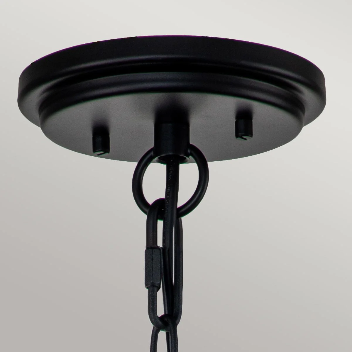 Huntersfield 1/3Lt Chain Lantern - Black IP44 E27 - Image 3