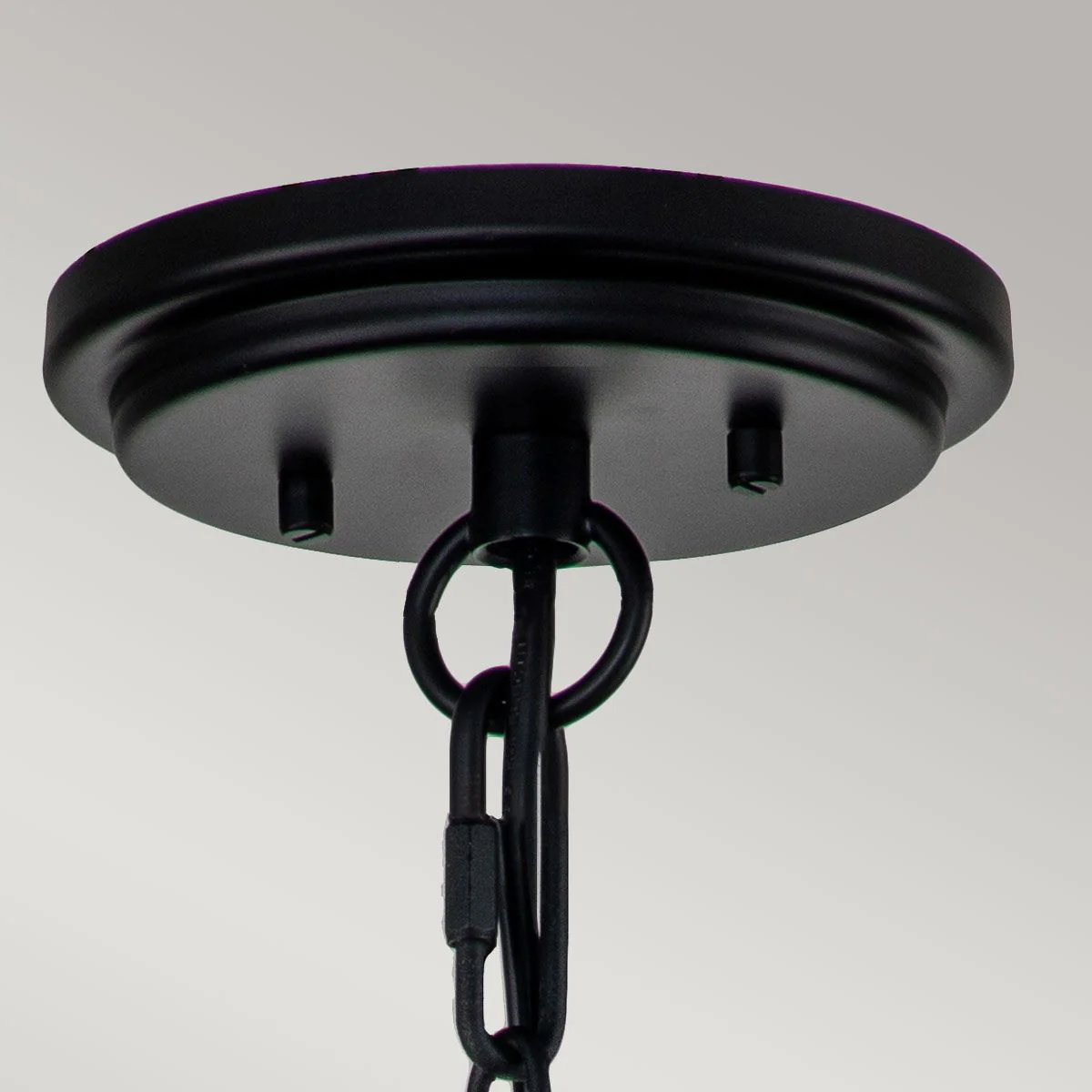 Huntersfield 1/3Lt Chain Lantern - Black IP44 E27 - Image 7