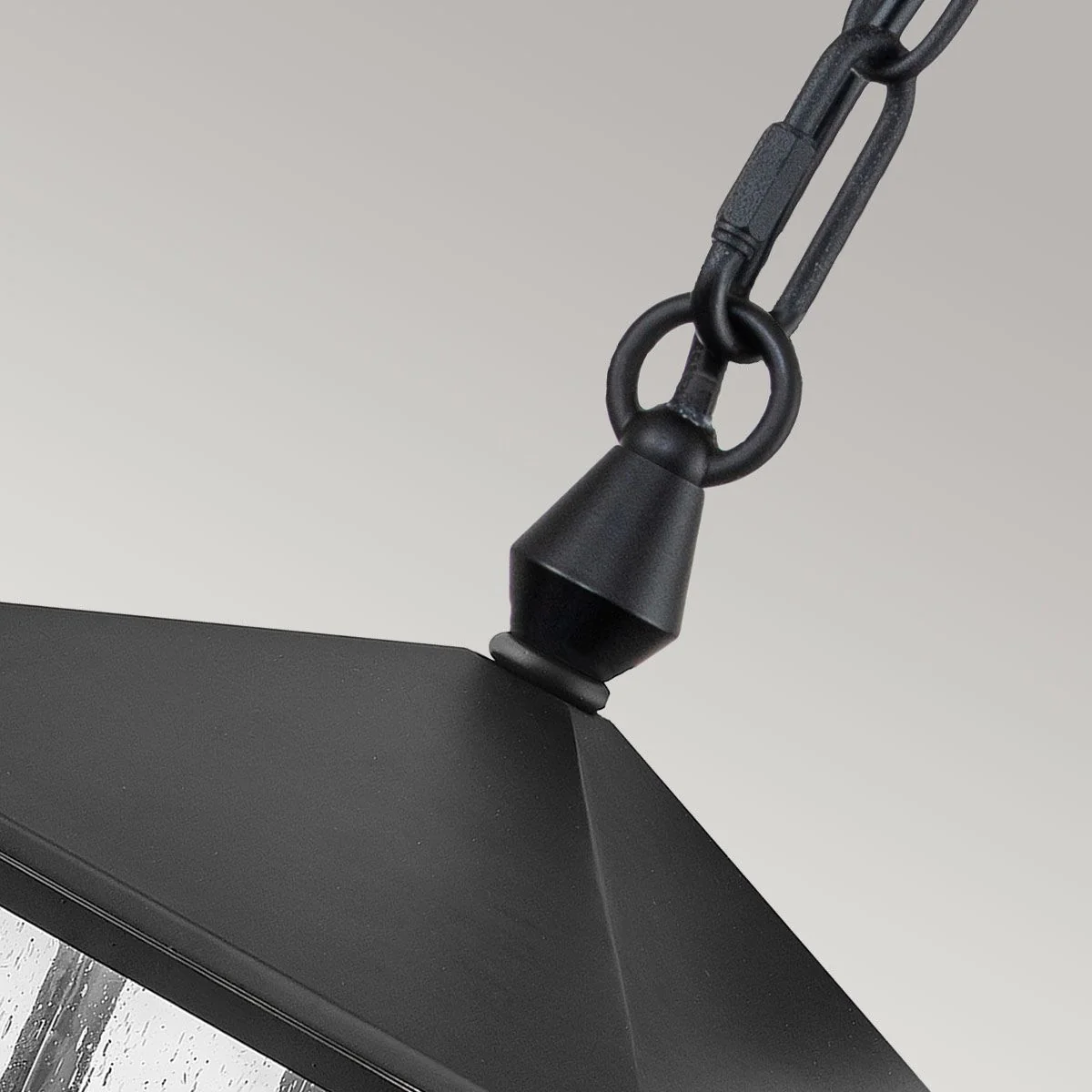 Huntersfield 1/3Lt Chain Lantern - Black IP44 E27 - Image 8