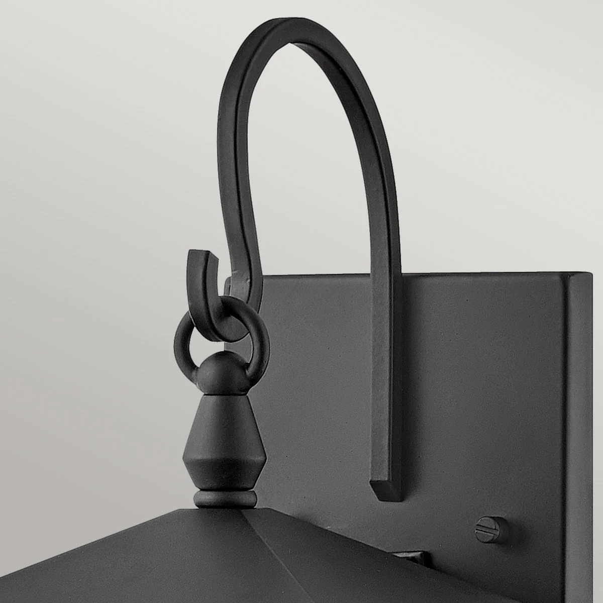 Huntersfield Small/Medium/Large Wall Lantern - Black Finish - Image 3