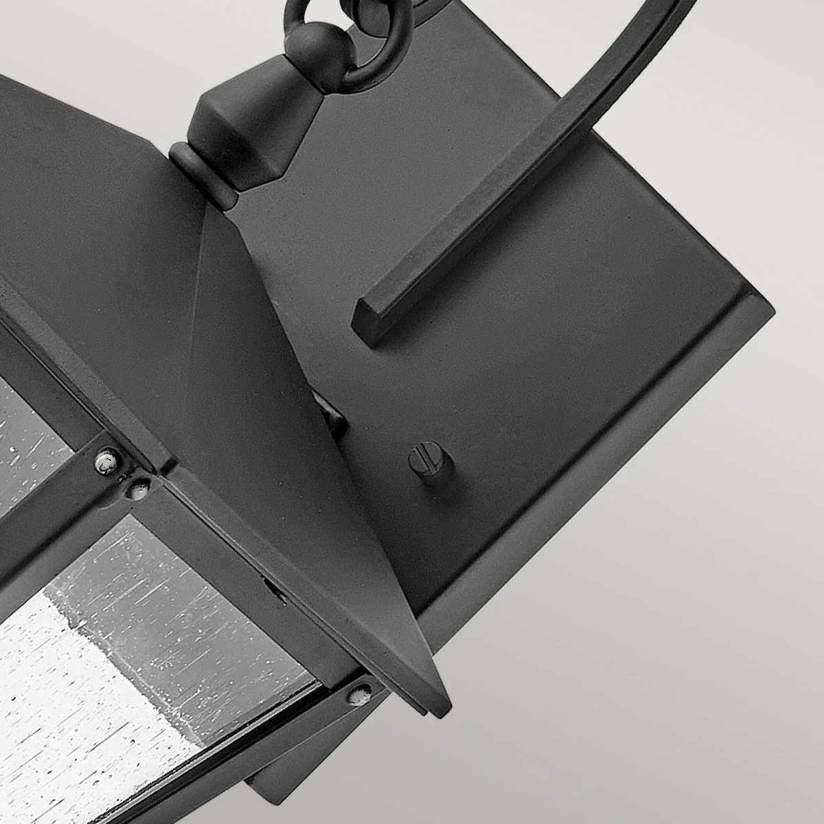 Huntersfield Small/Medium/Large Wall Lantern - Black Finish - Image 4