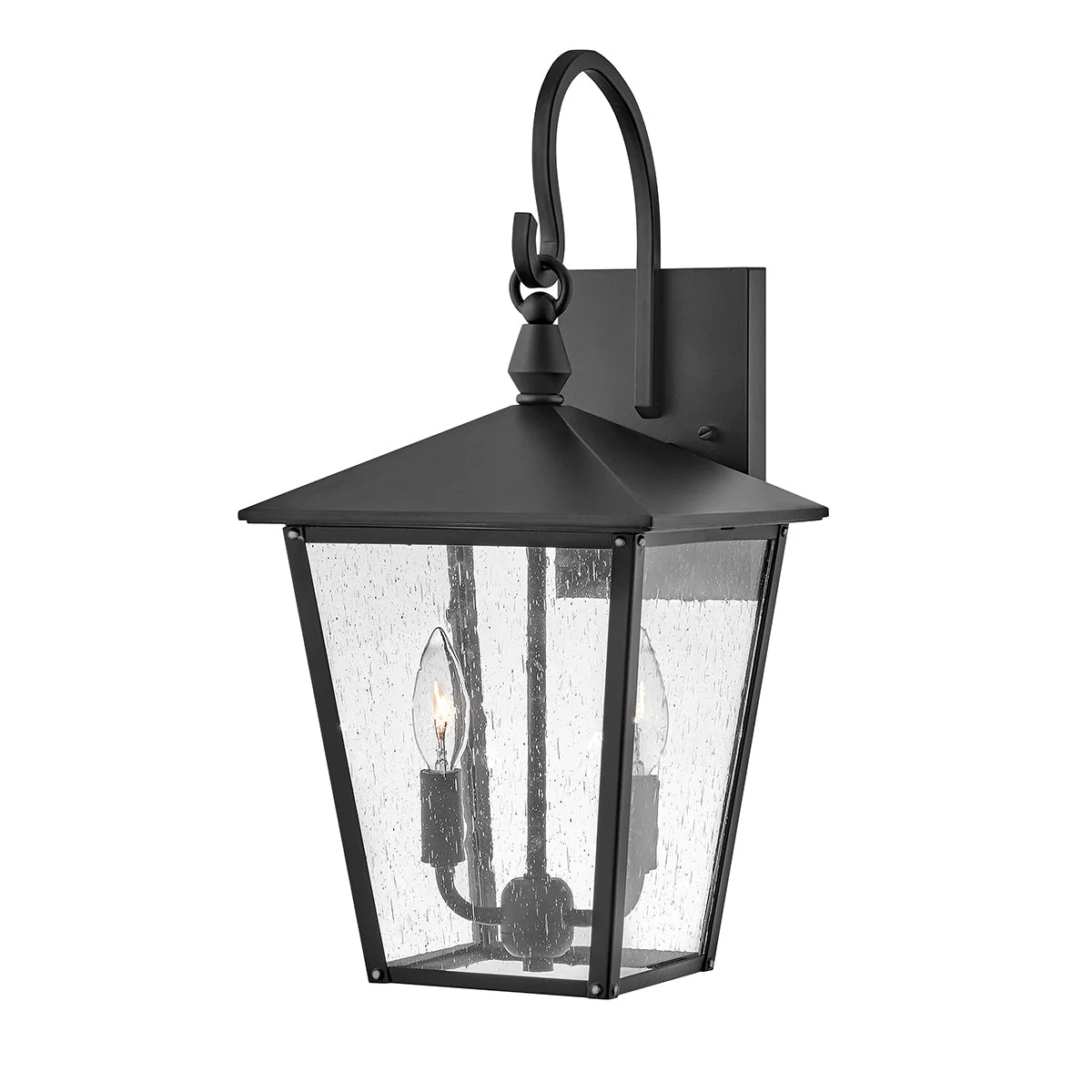 Huntersfield Small/Medium/Large Wall Lantern - Black Finish - Image 5