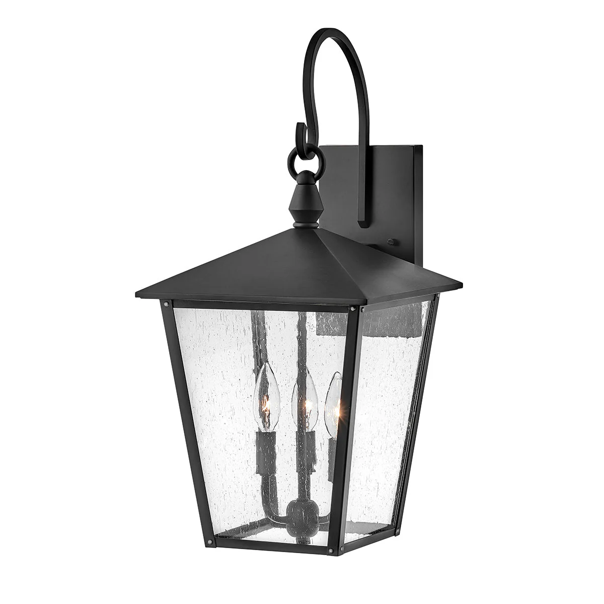 Huntersfield Small/Medium/Large Wall Lantern - Black Finish - Image 9